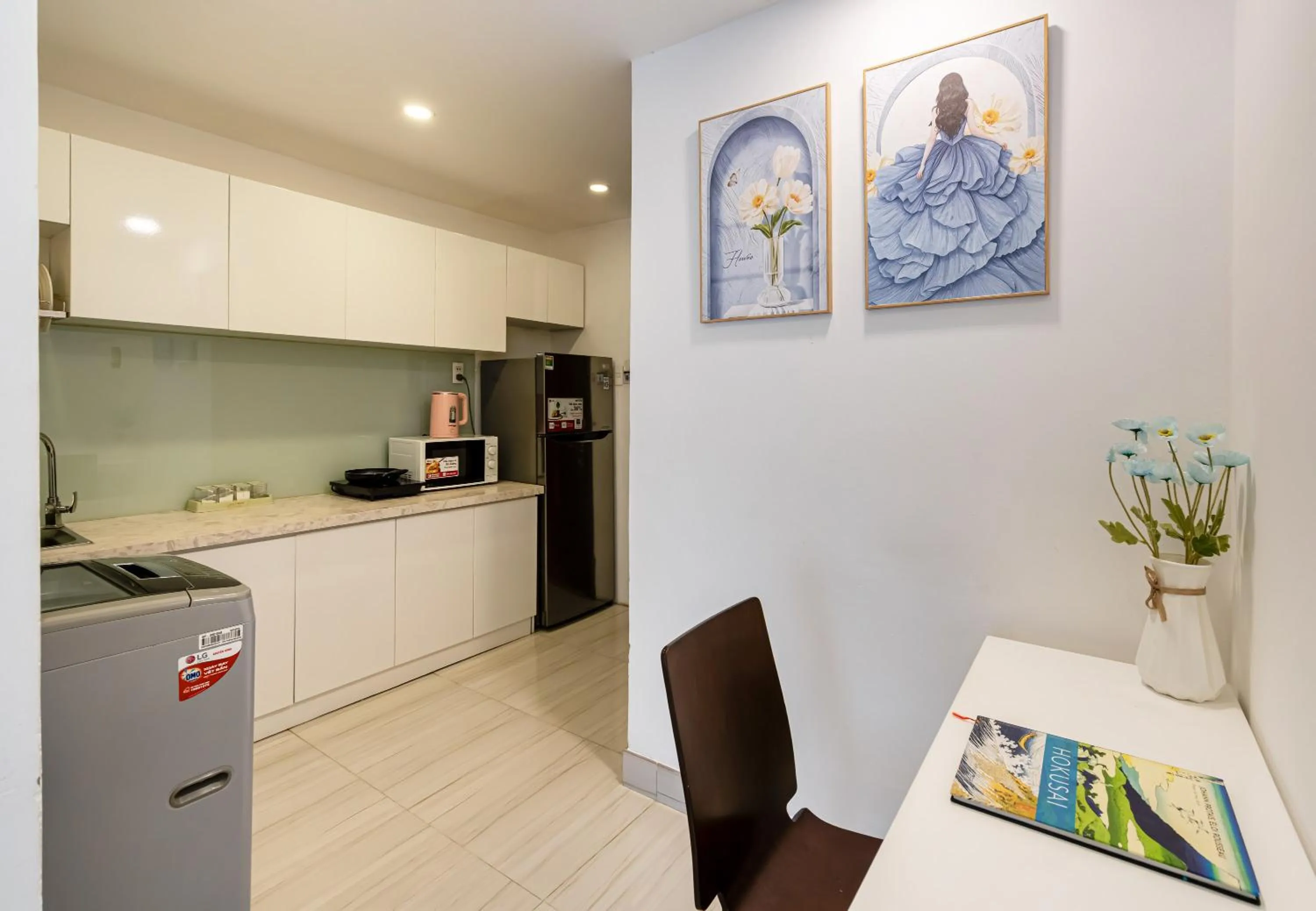 Kitchen or kitchenette in Grace Apartment - HCM