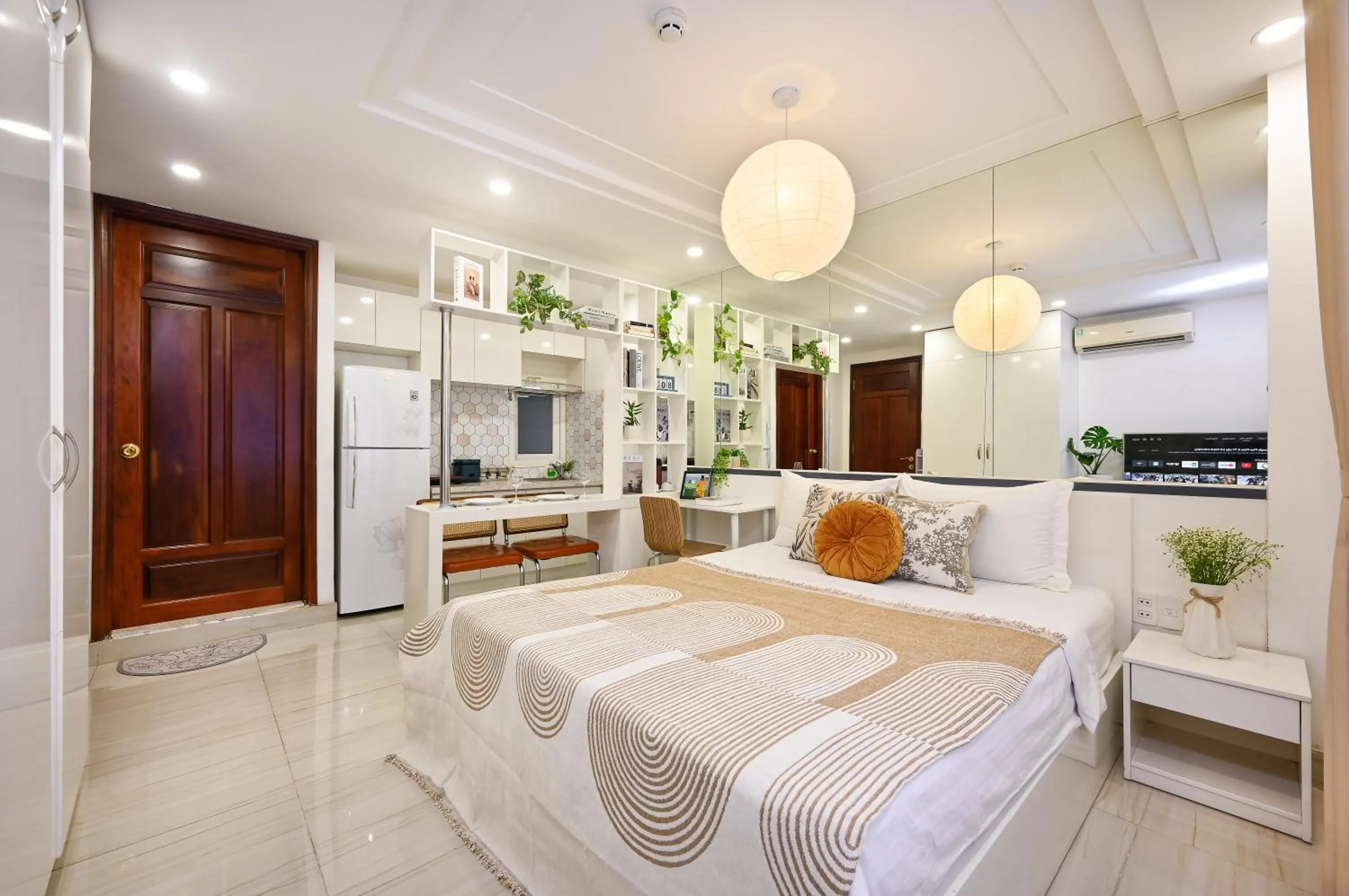 Photo of the whole room, Bed in Grace Apartment - HCM