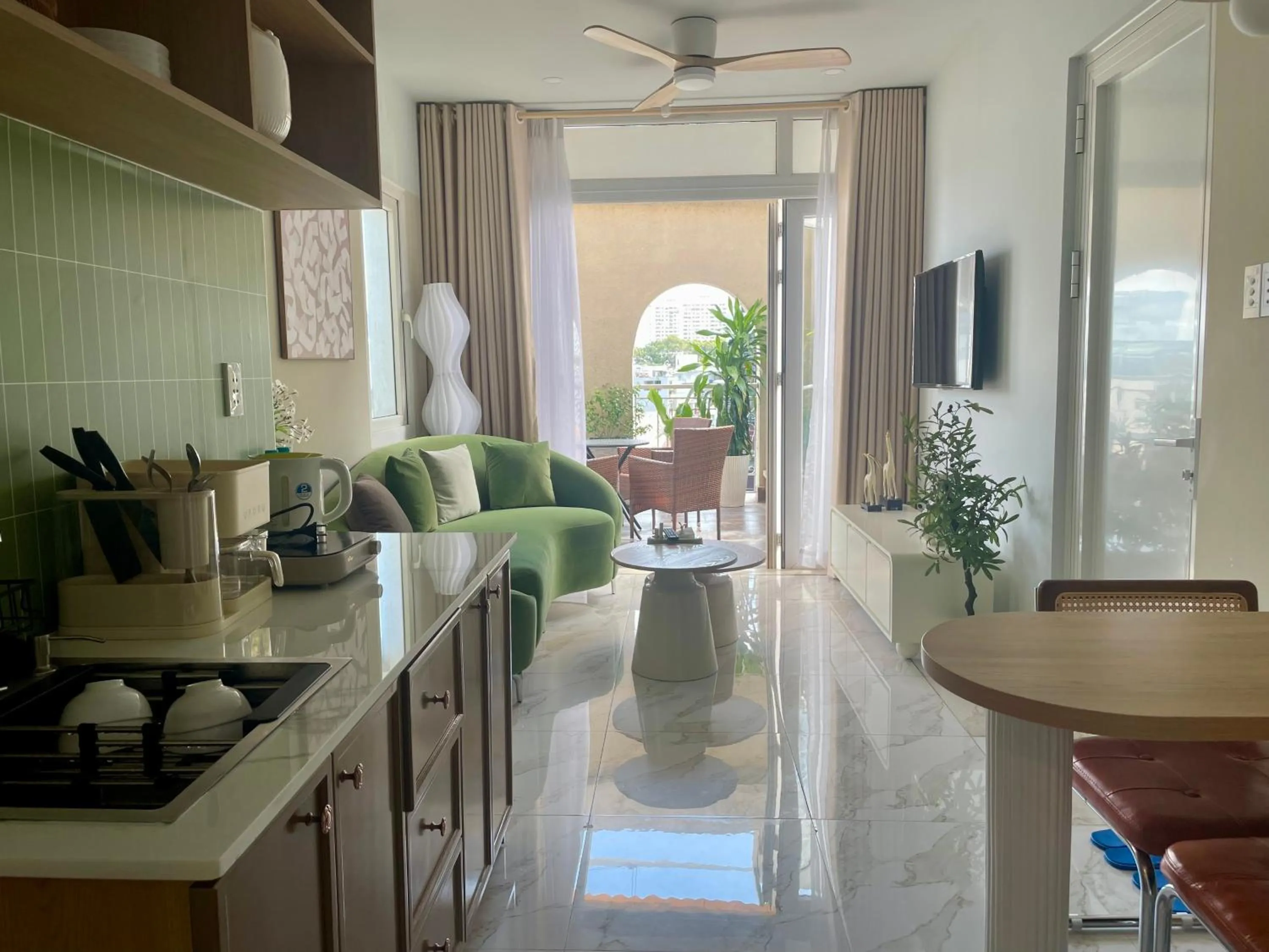 TV and multimedia in Grace Apartment - HCM