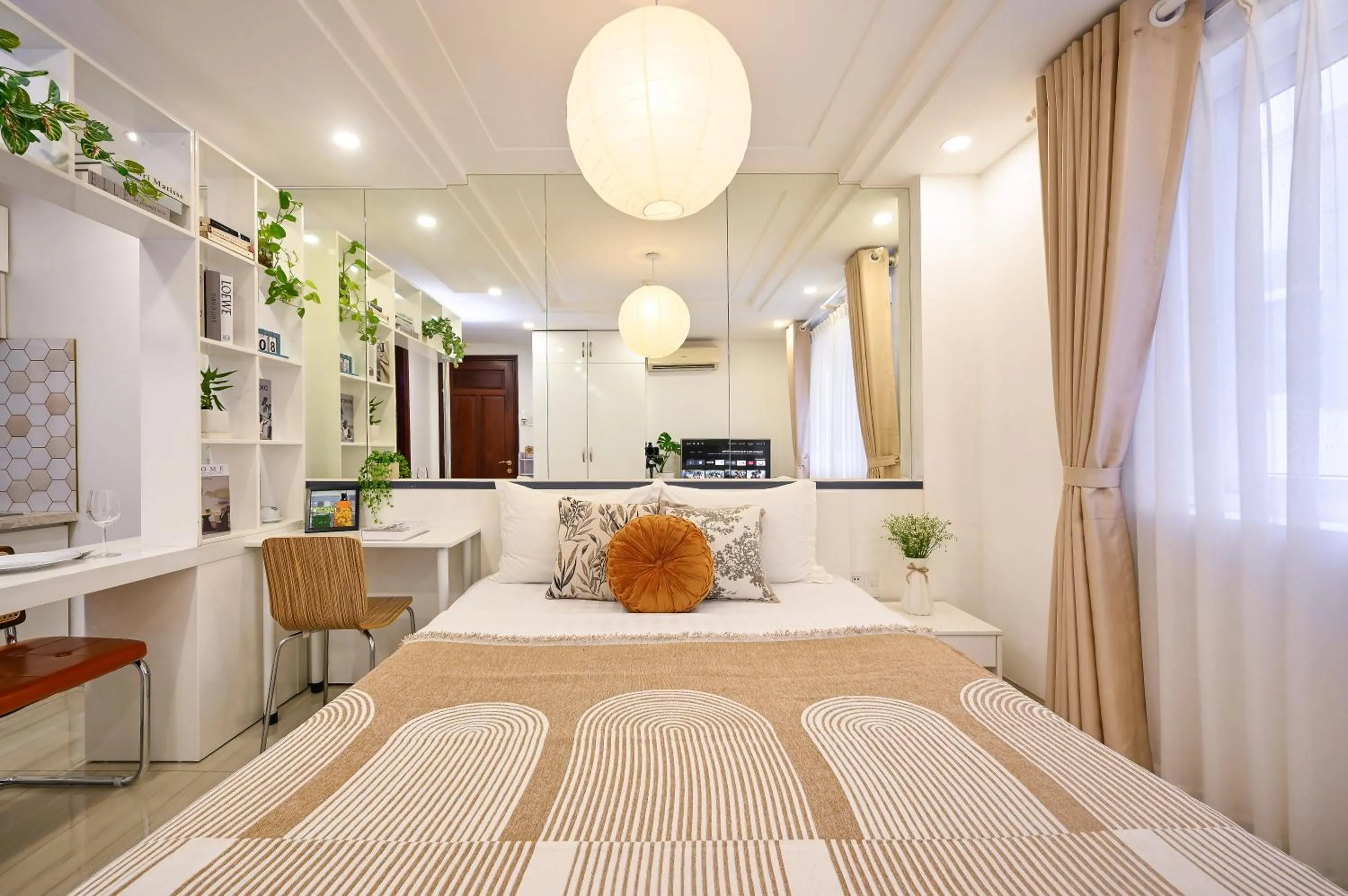 Photo of the whole room, Bed in Grace Apartment - HCM