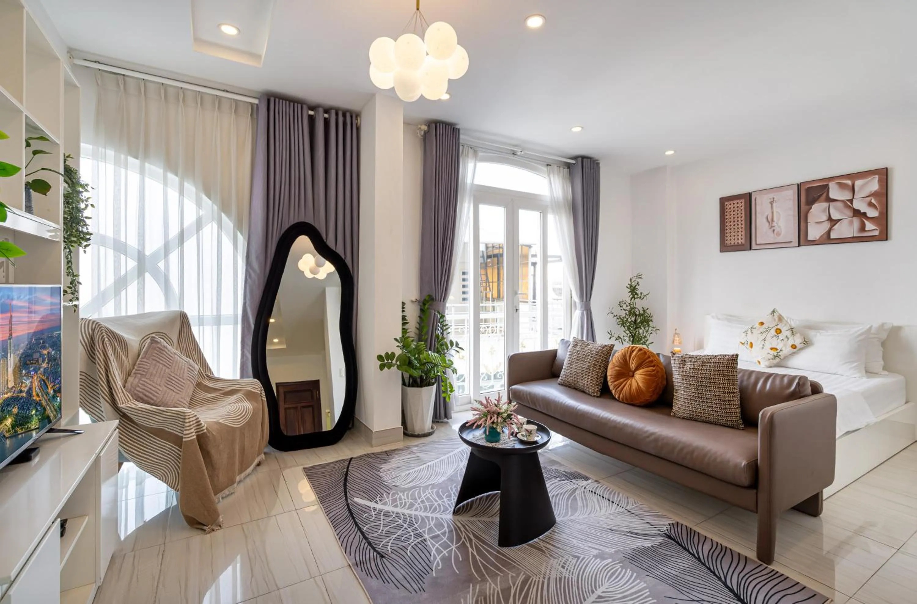 Kitchen or kitchenette in Grace Apartment - HCM