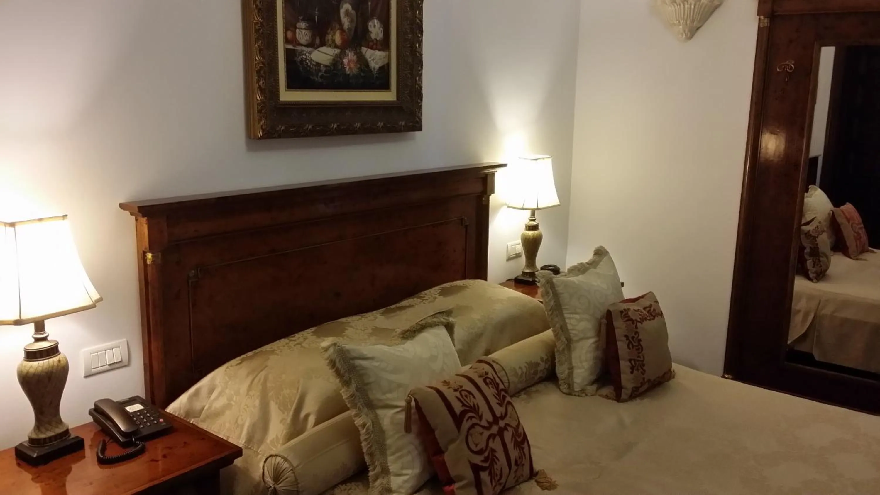 Decorative detail, Bed in Scala Boutique-Hotel