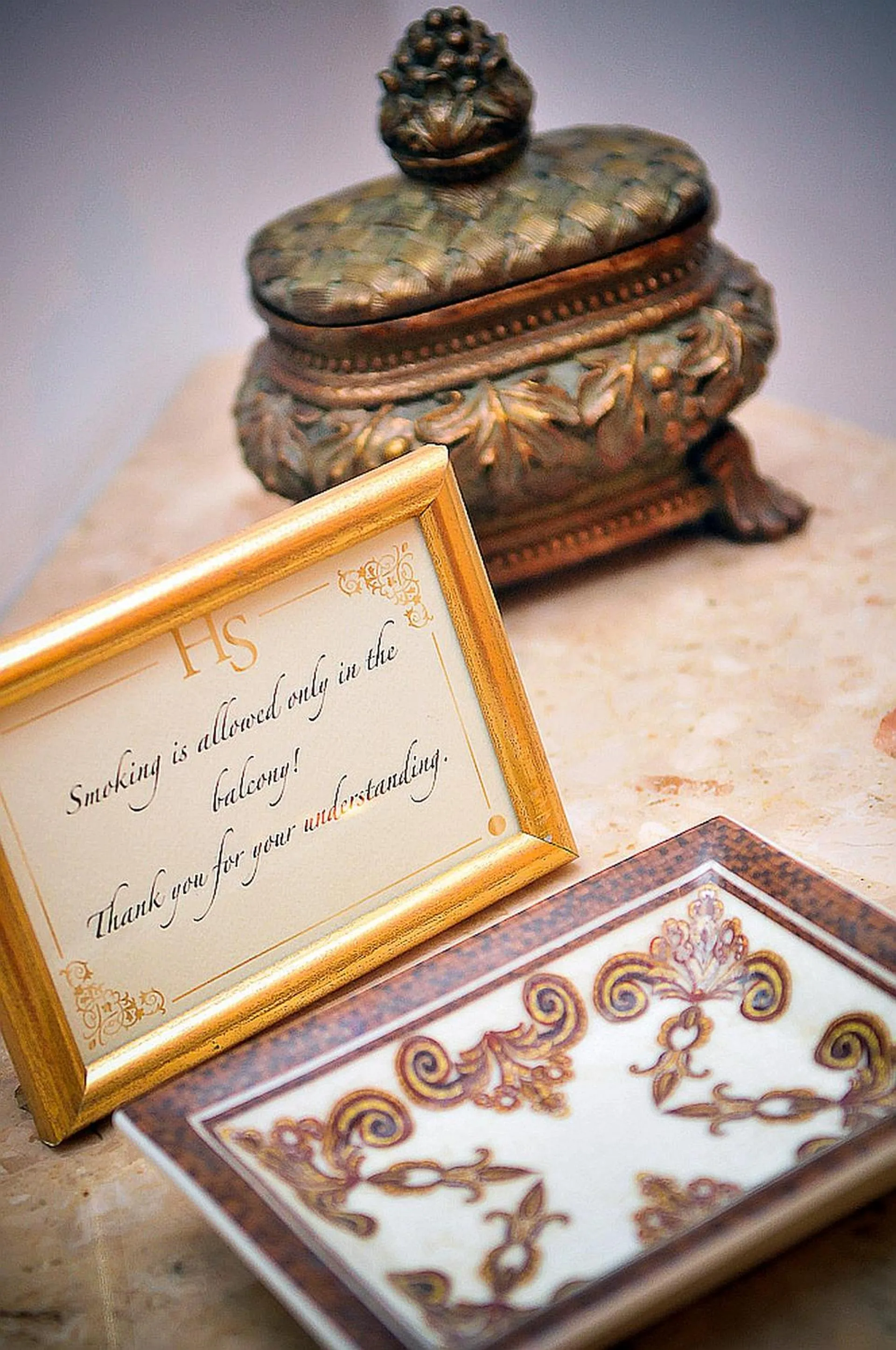 Decorative detail in Scala Boutique-Hotel