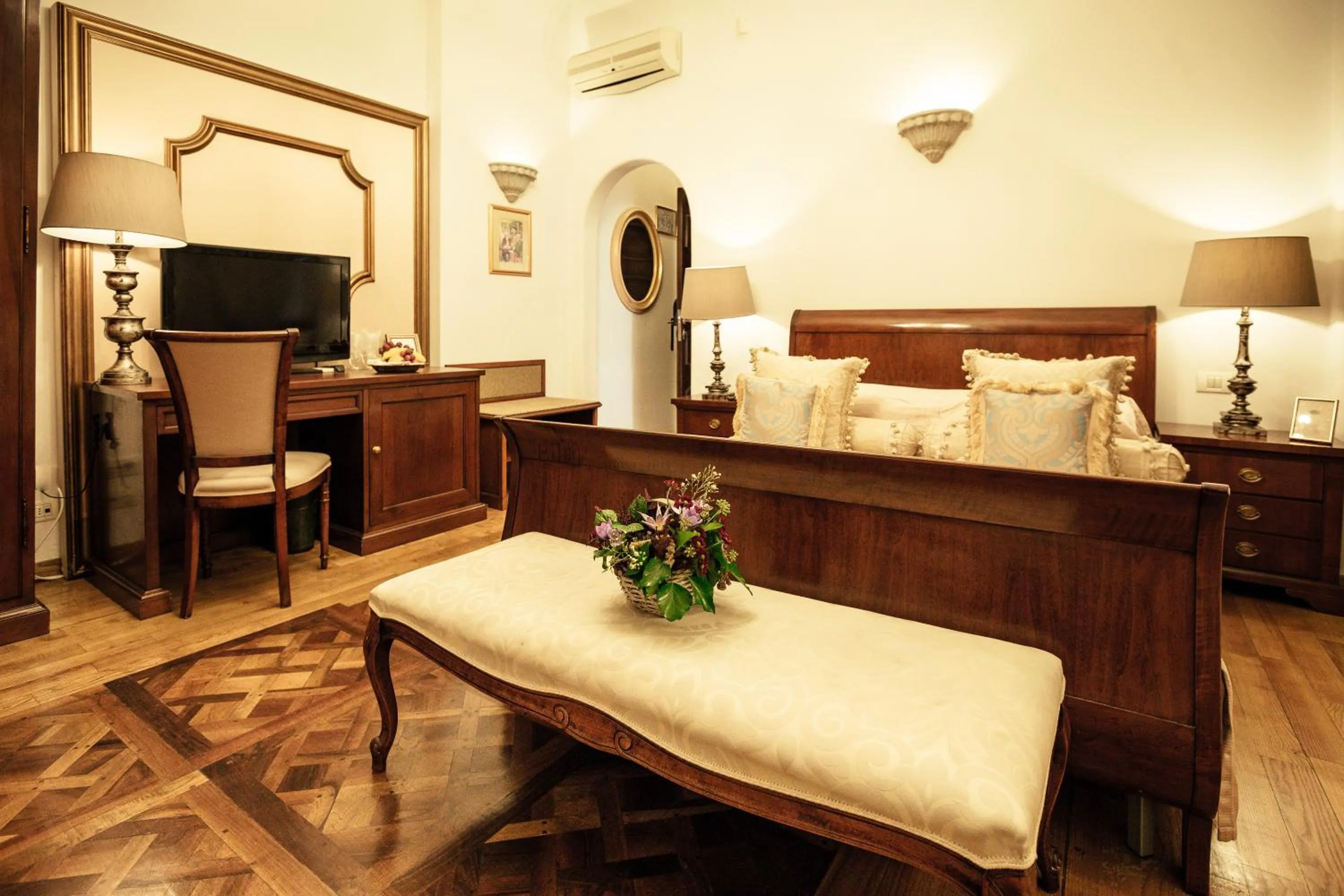 Bed in Scala Boutique-Hotel
