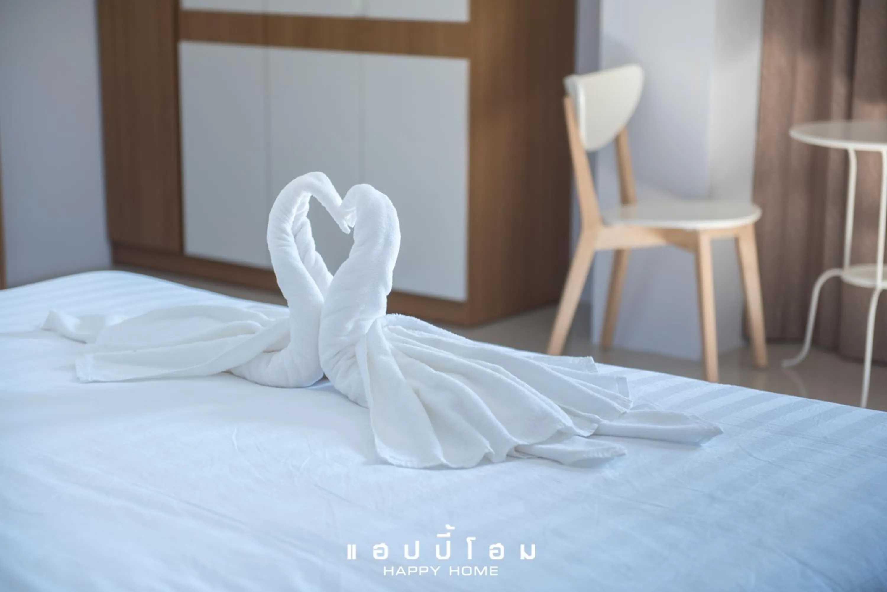 Bedroom, Bed in Happy Home