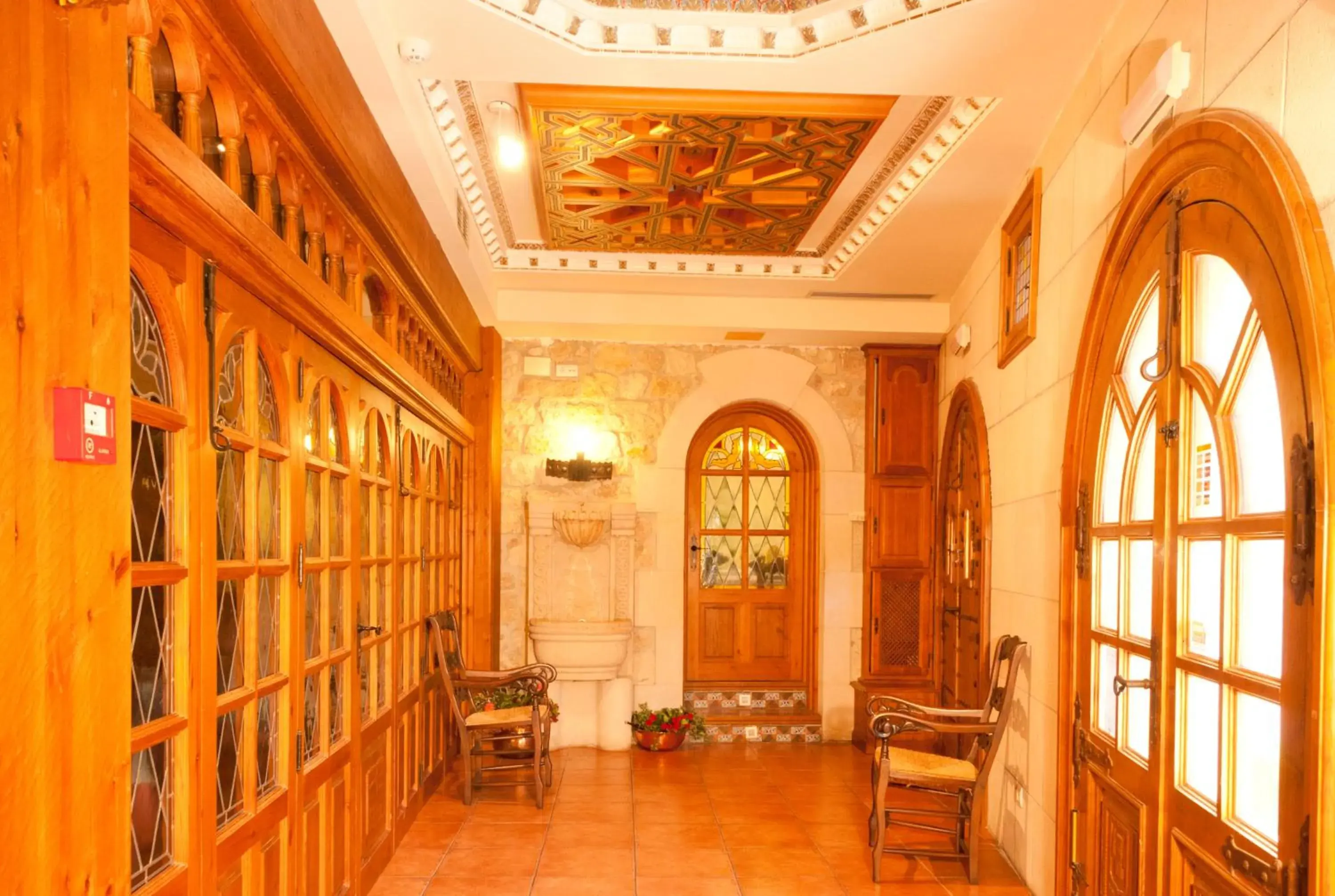 Lobby or reception in Hotel Santo Domingo de Silos Lobby or reception in Hotel Santo Domingo de Silos