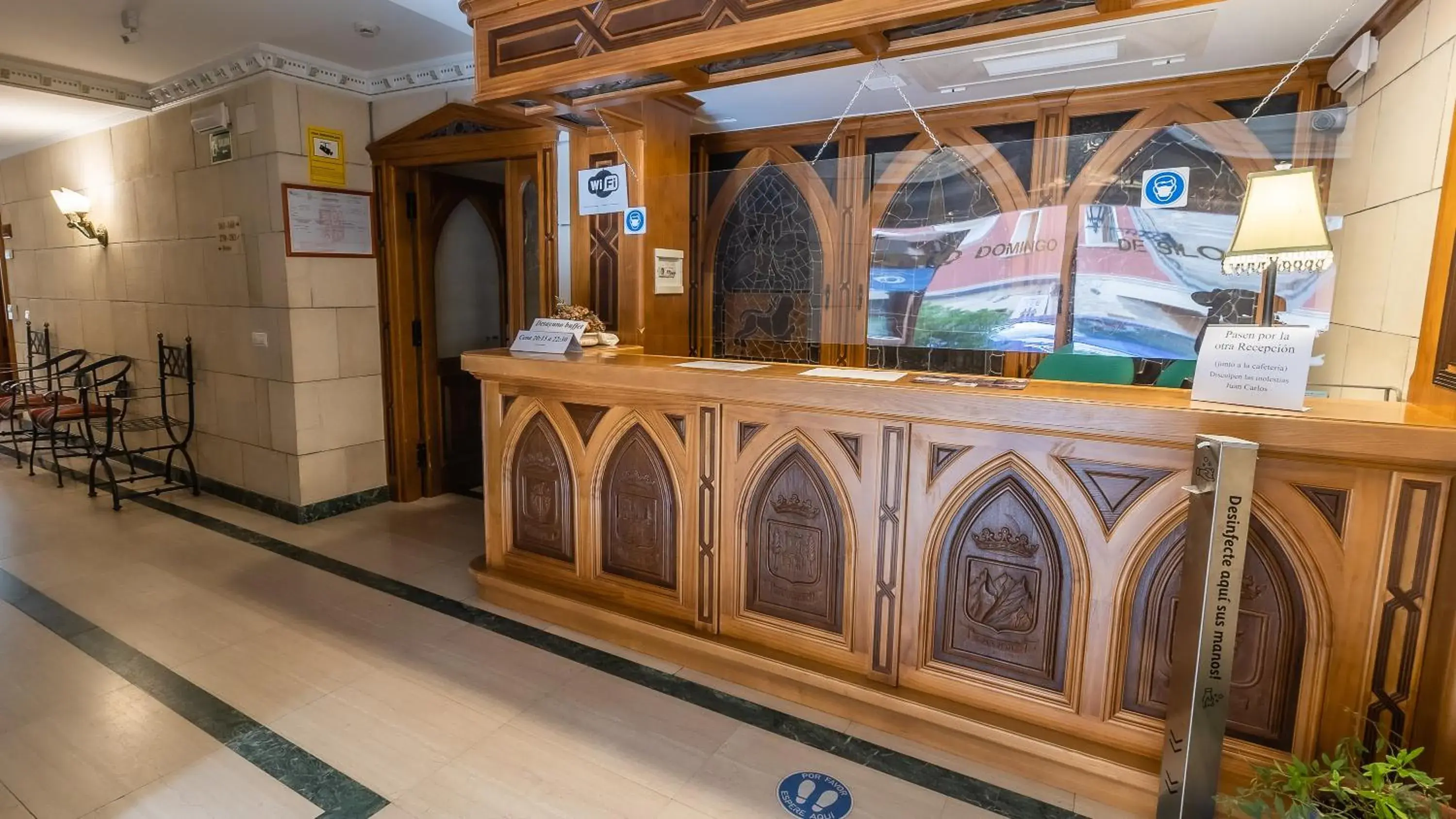 Lobby or reception in Hotel Santo Domingo de Silos Lobby or reception in Hotel Santo Domingo de Silos