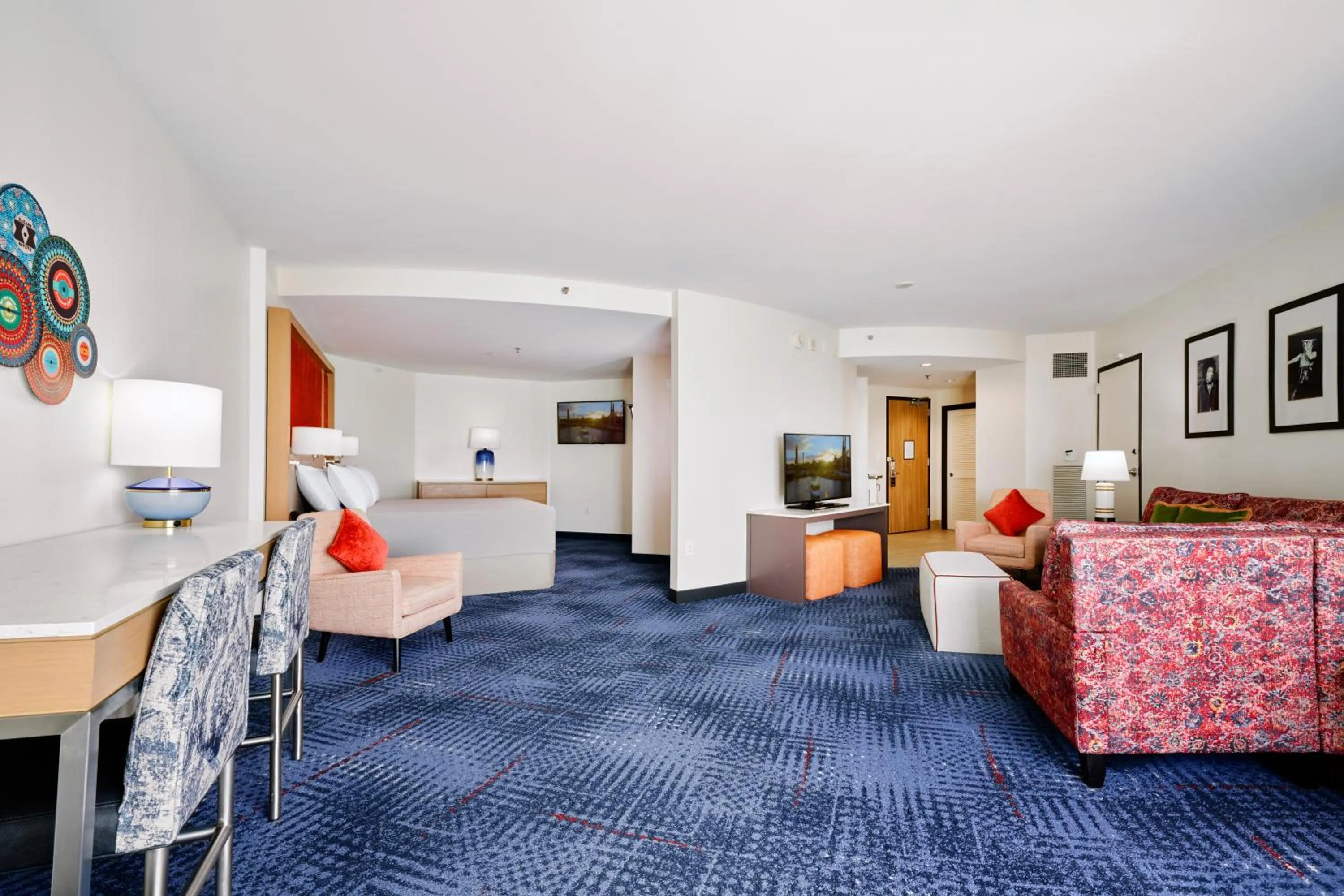 Bedroom in Universal's Hard Rock Hotel®