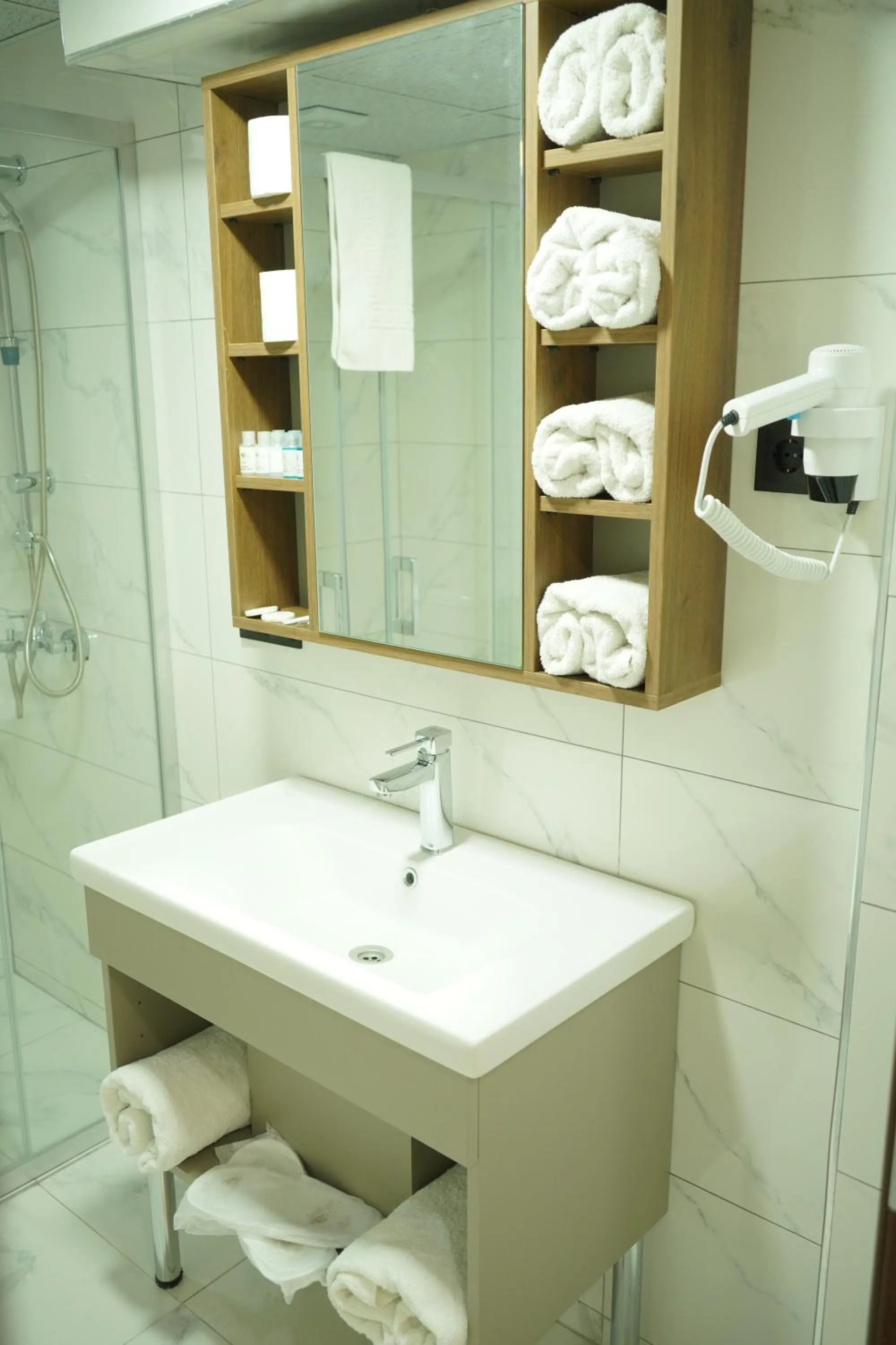 Shower in Lioncity Hotel