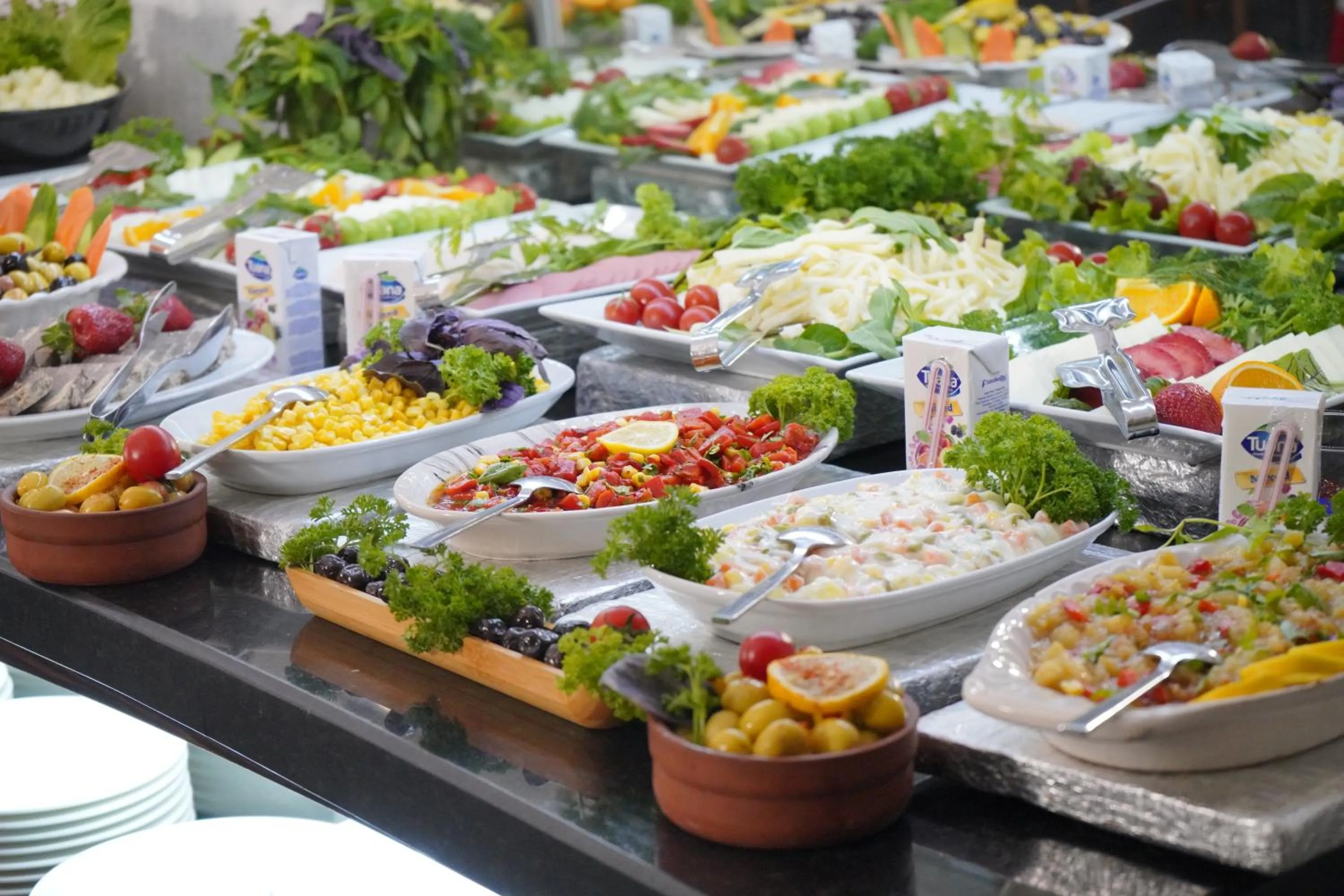 Buffet breakfast in Lioncity Hotel