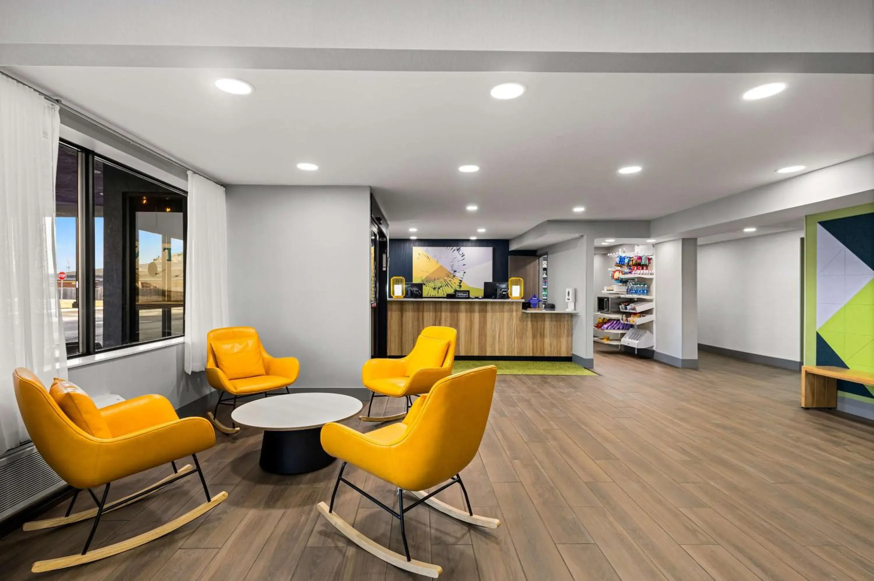 Lobby or reception in Spark By Hilton Fort Wayne Lobby or reception in Spark By Hilton Fort Wayne