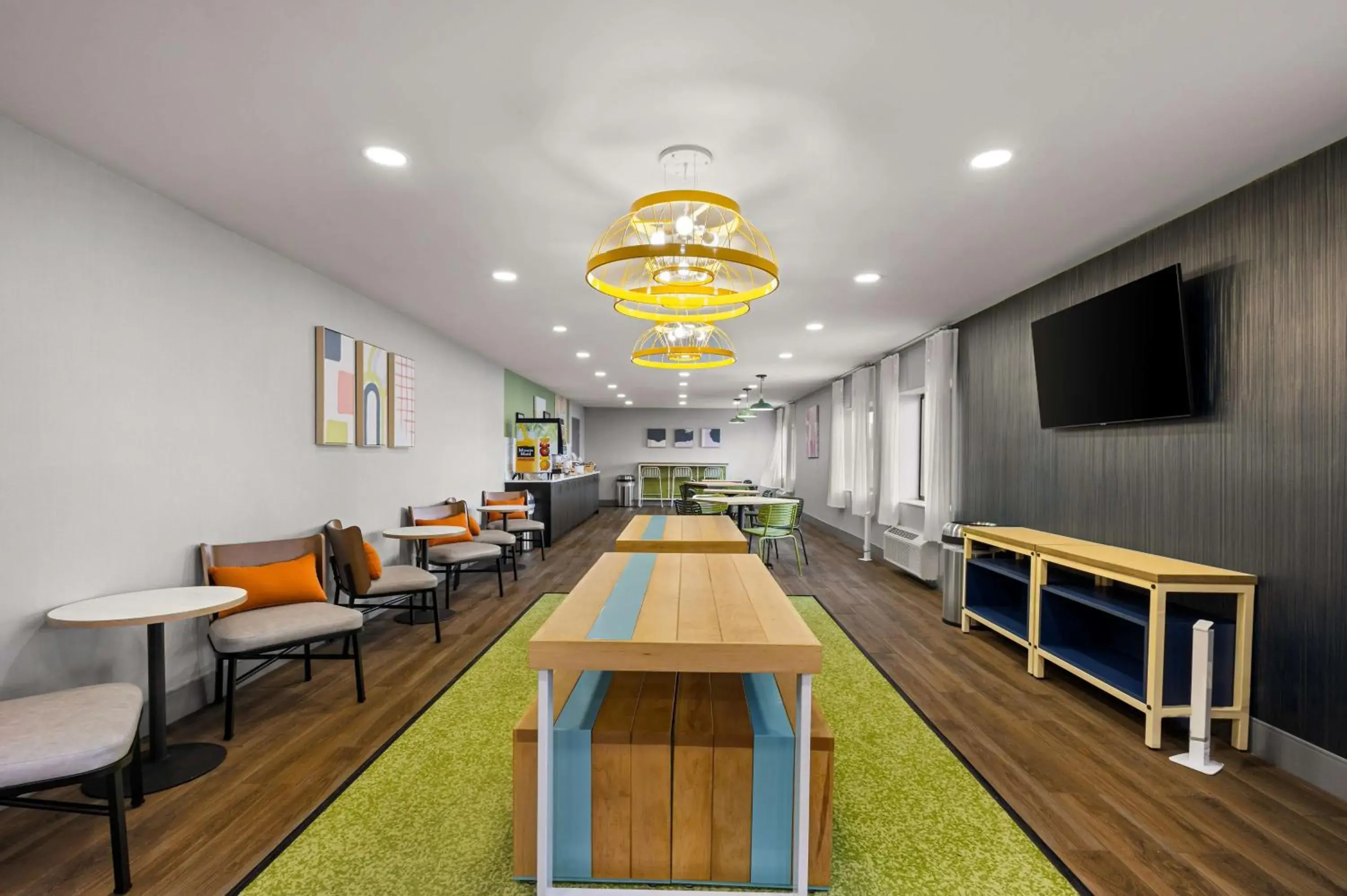 Lobby or reception in Spark By Hilton Fort Wayne Lobby or reception in Spark By Hilton Fort Wayne