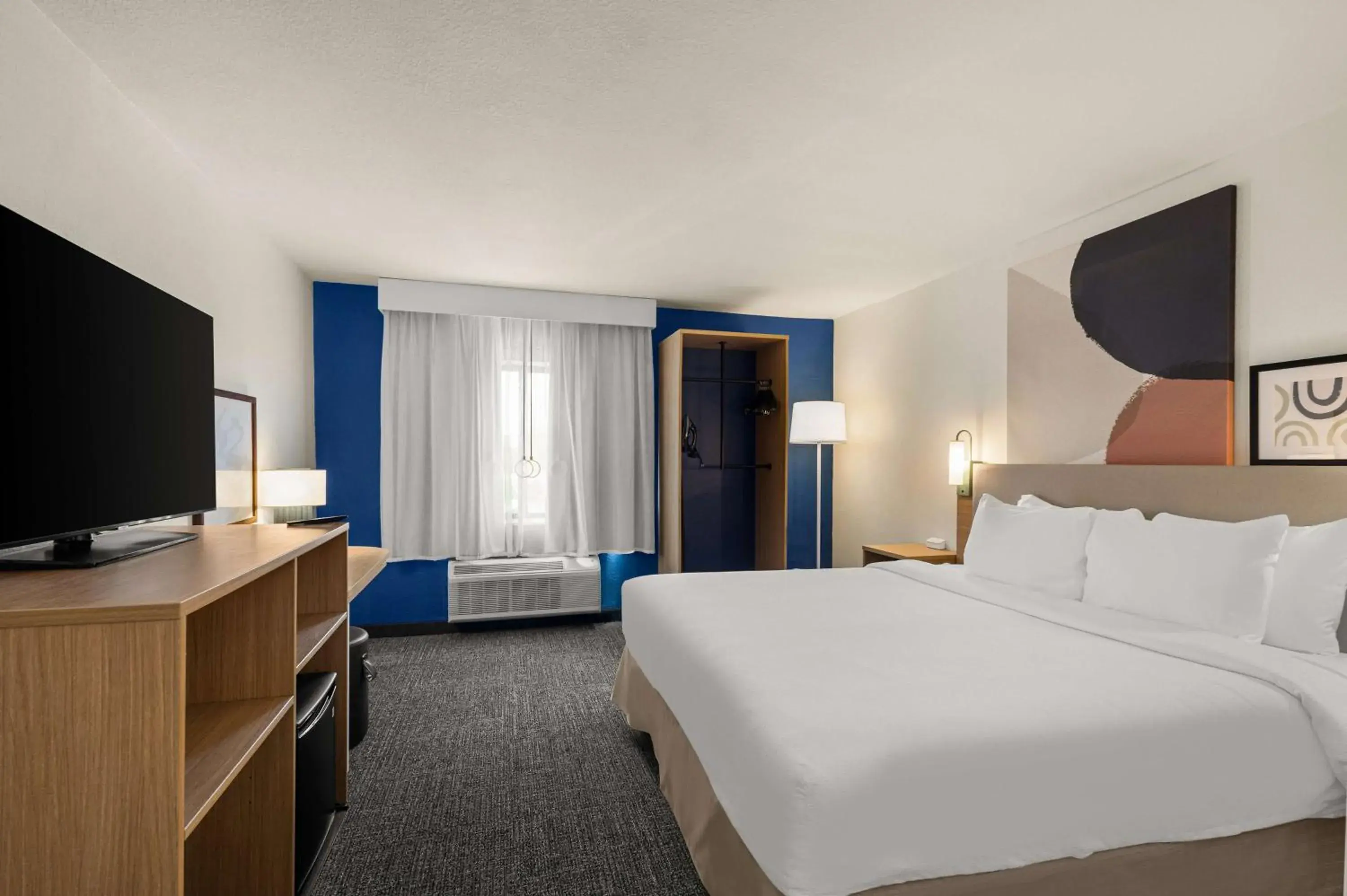 Bed in Spark By Hilton Fort Wayne Bed in Spark By Hilton Fort Wayne