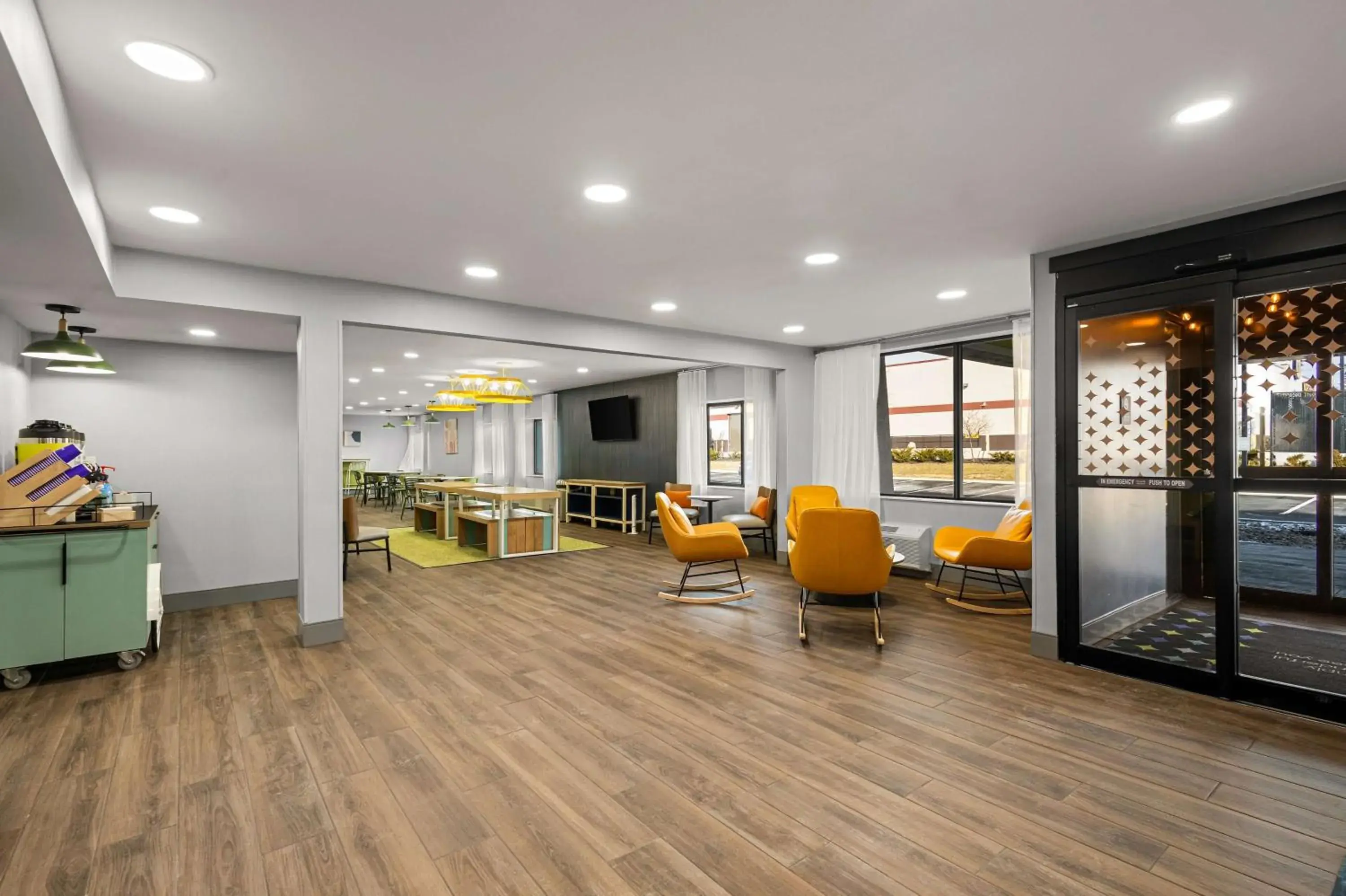 Lobby or reception in Spark By Hilton Fort Wayne Lobby or reception in Spark By Hilton Fort Wayne