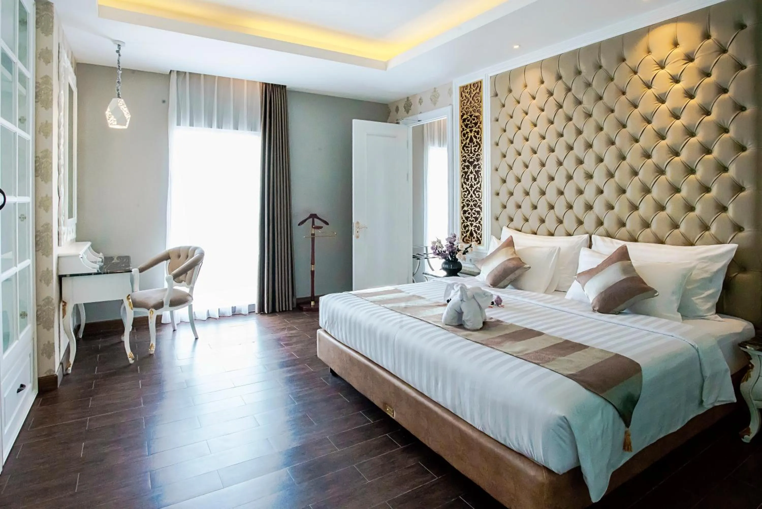 Bed in Savero Hotel Depok