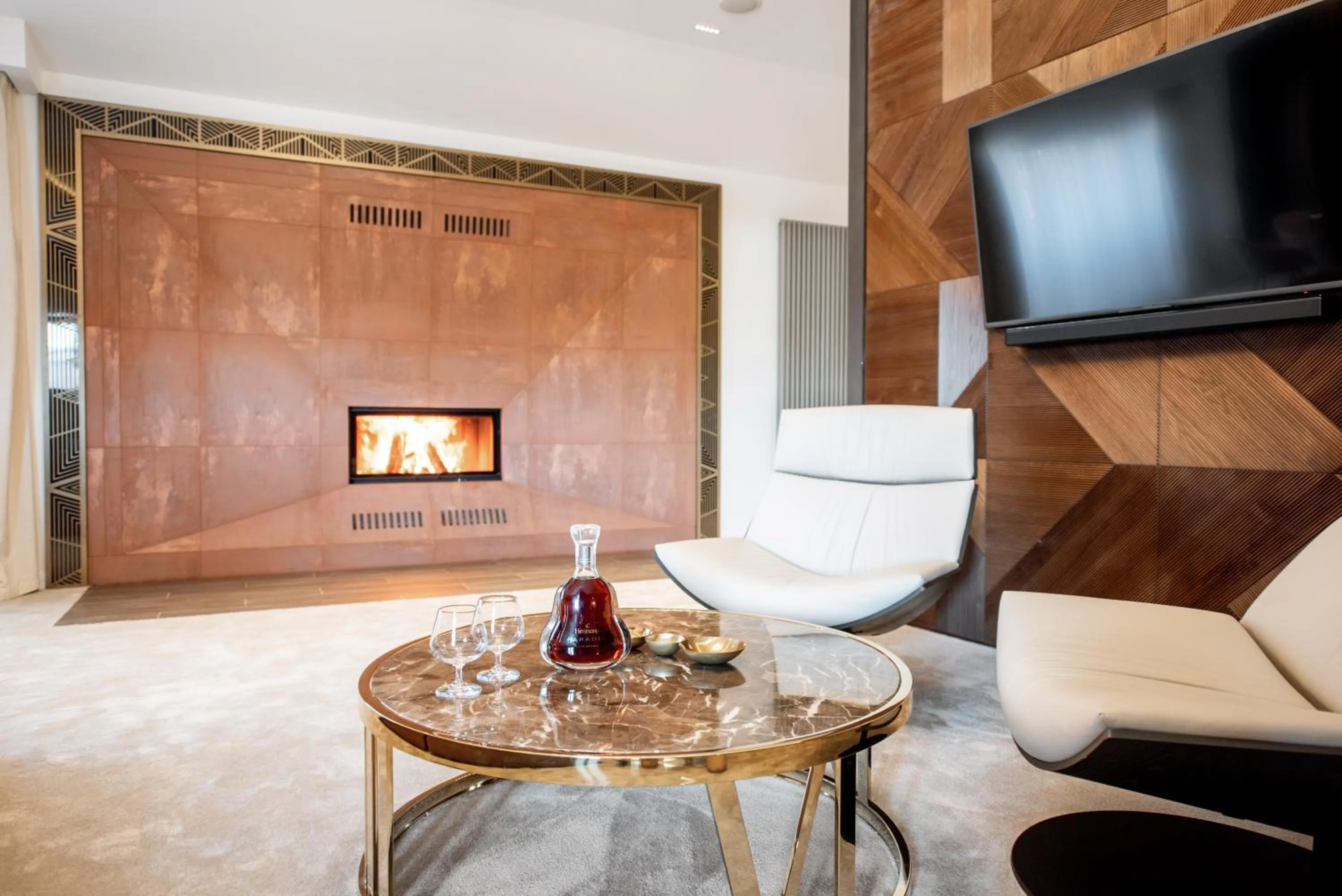 Living room in Grand Hotel Lviv Casino & Spa