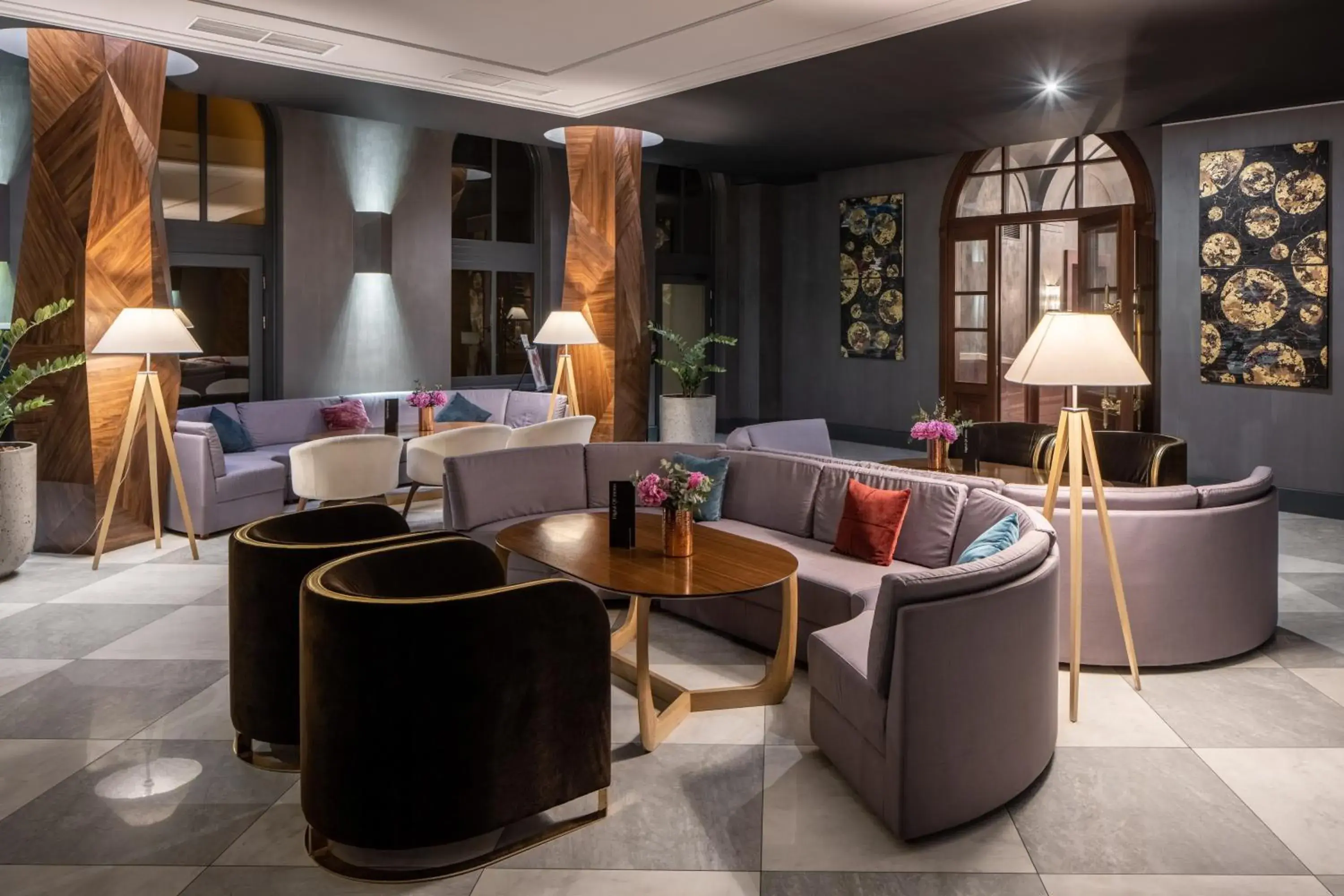 Lobby or reception in Grand Hotel Lviv Casino & Spa Lobby or reception in Grand Hotel Lviv Casino & Spa