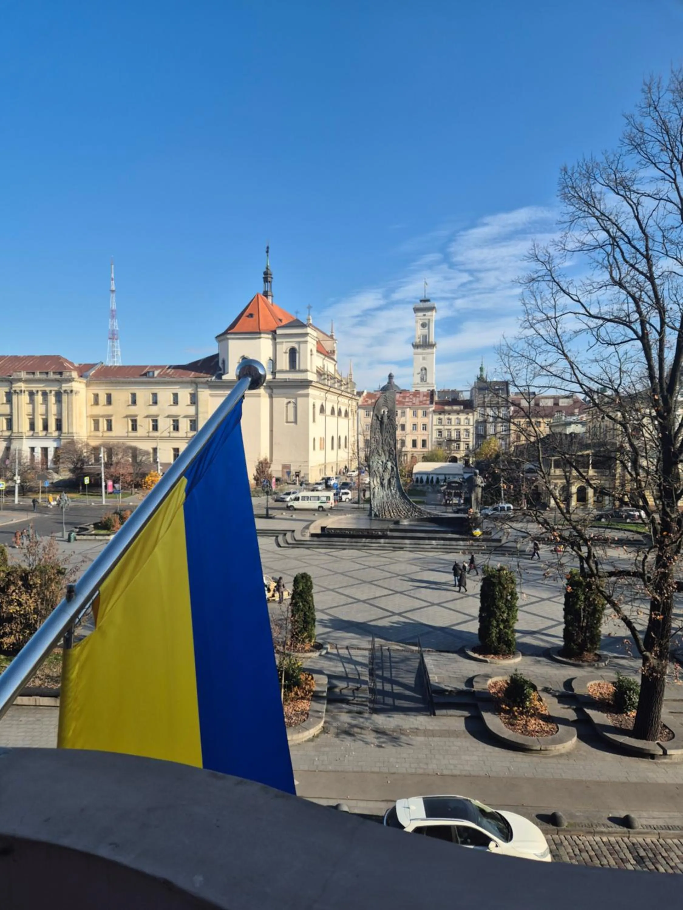 Balcony/Terrace in Grand Hotel Lviv Casino & Spa