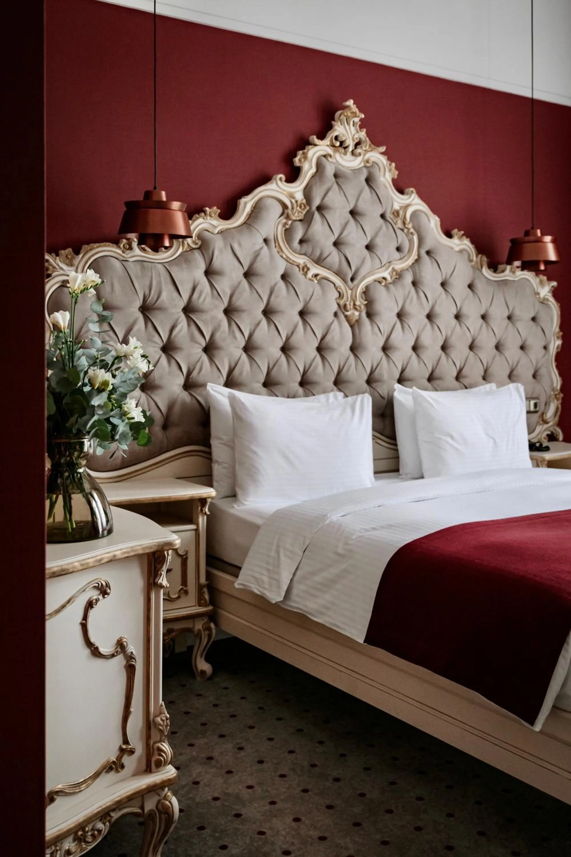 Bed in Grand Hotel Lviv Casino & Spa