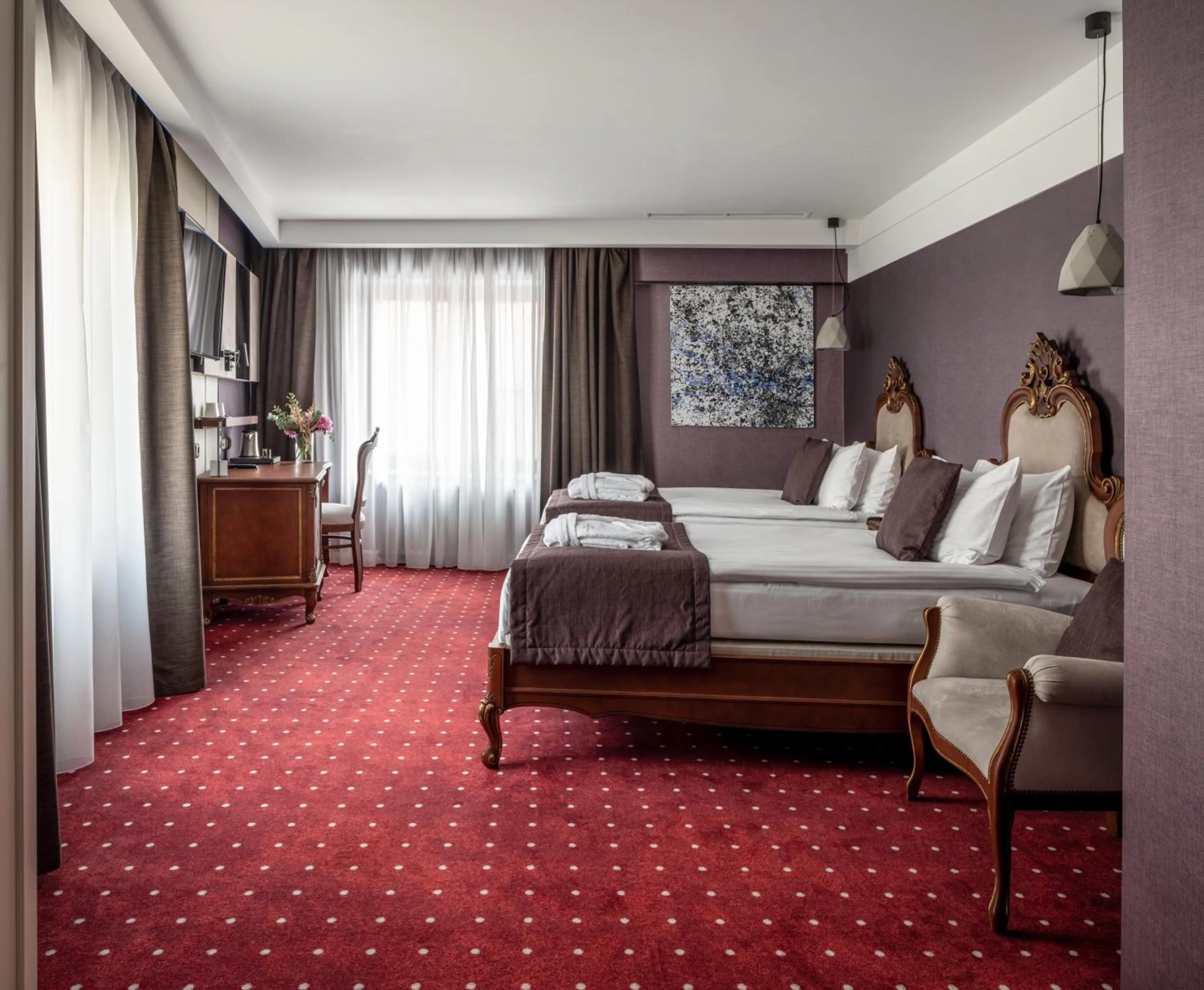 Bedroom, Bed in Grand Hotel Lviv Casino & Spa