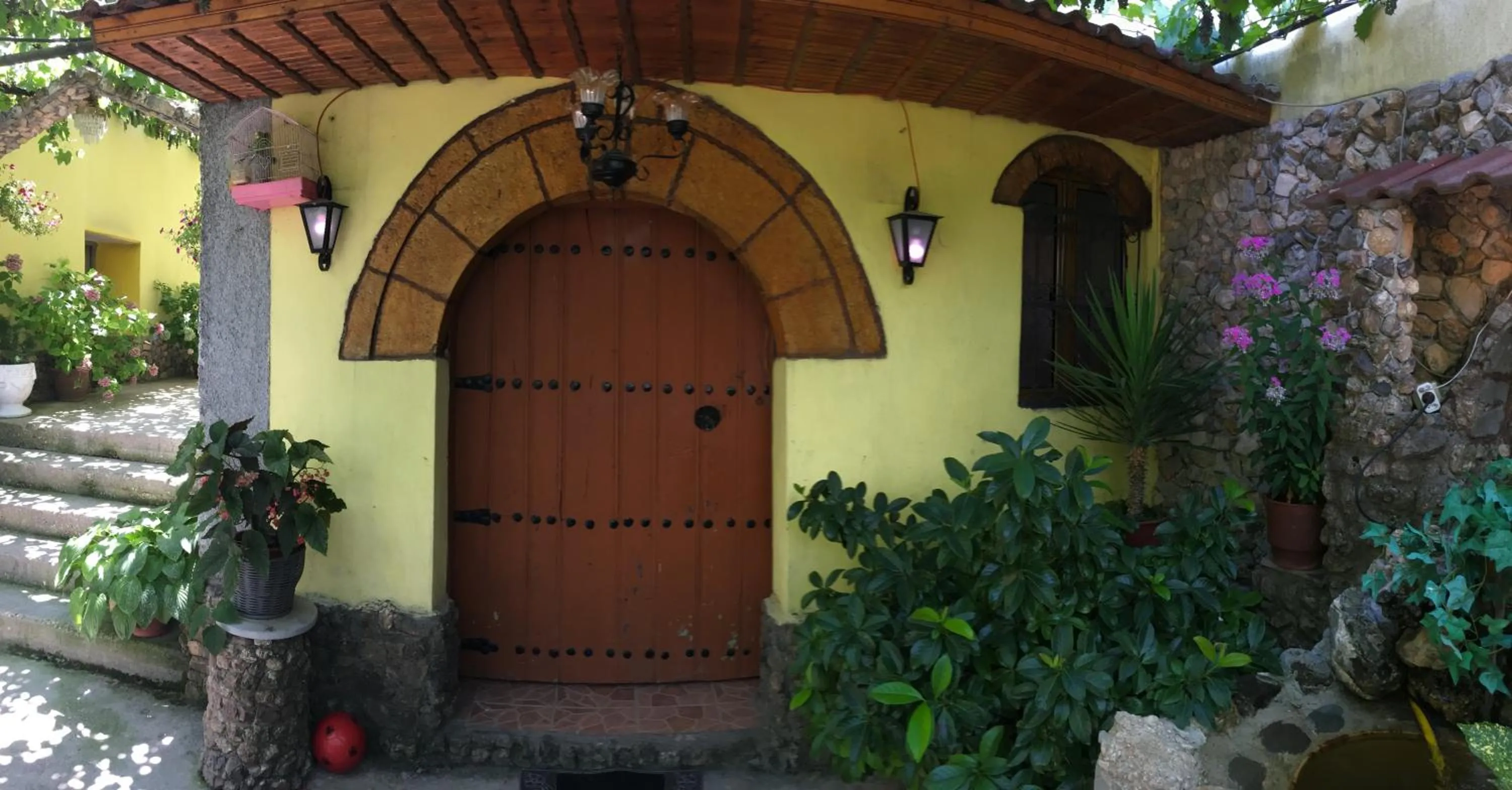 Facade/entrance in Karafil Guesthouse
