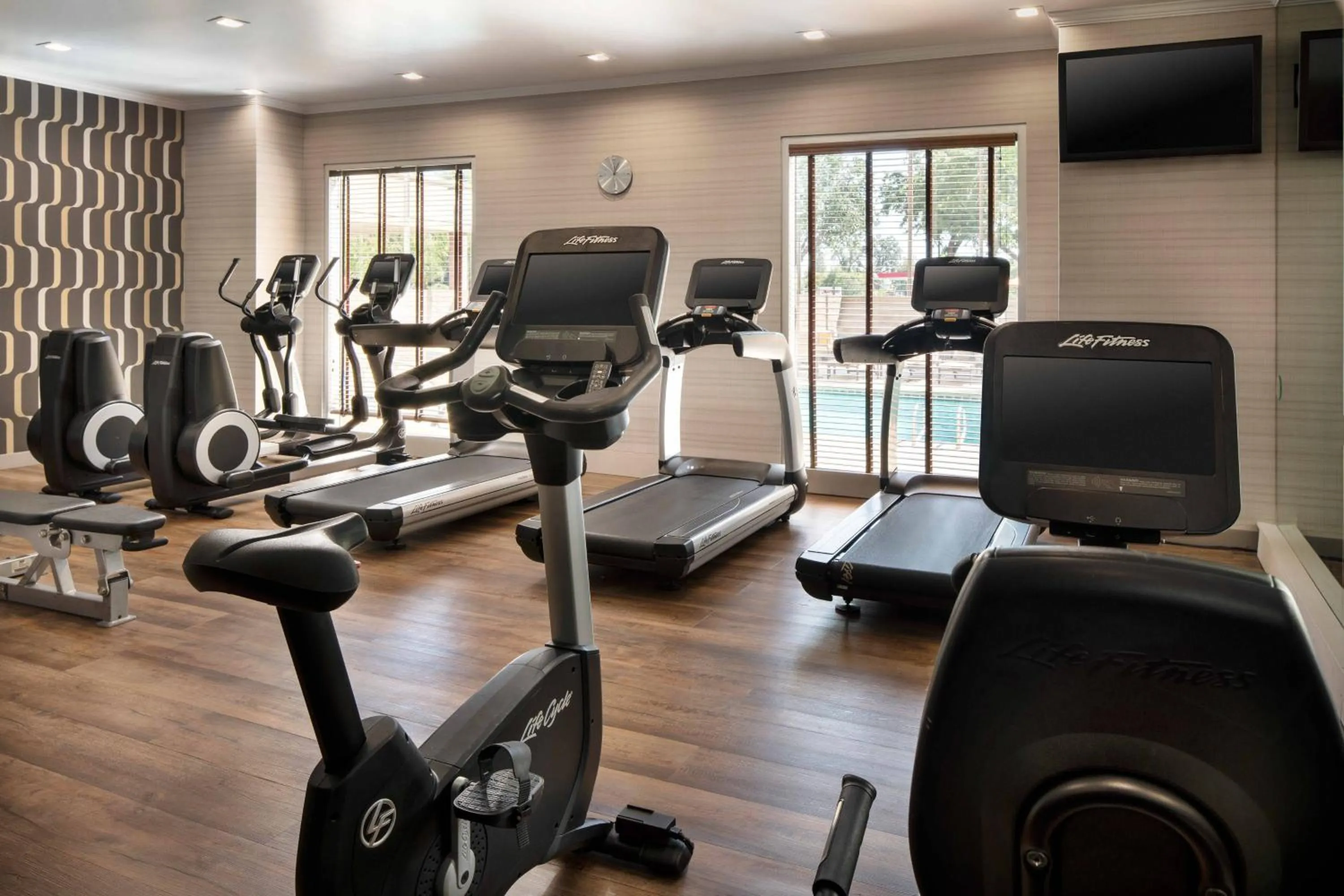 Fitness centre/facilities in Visalia Marriott at the Convention Center
