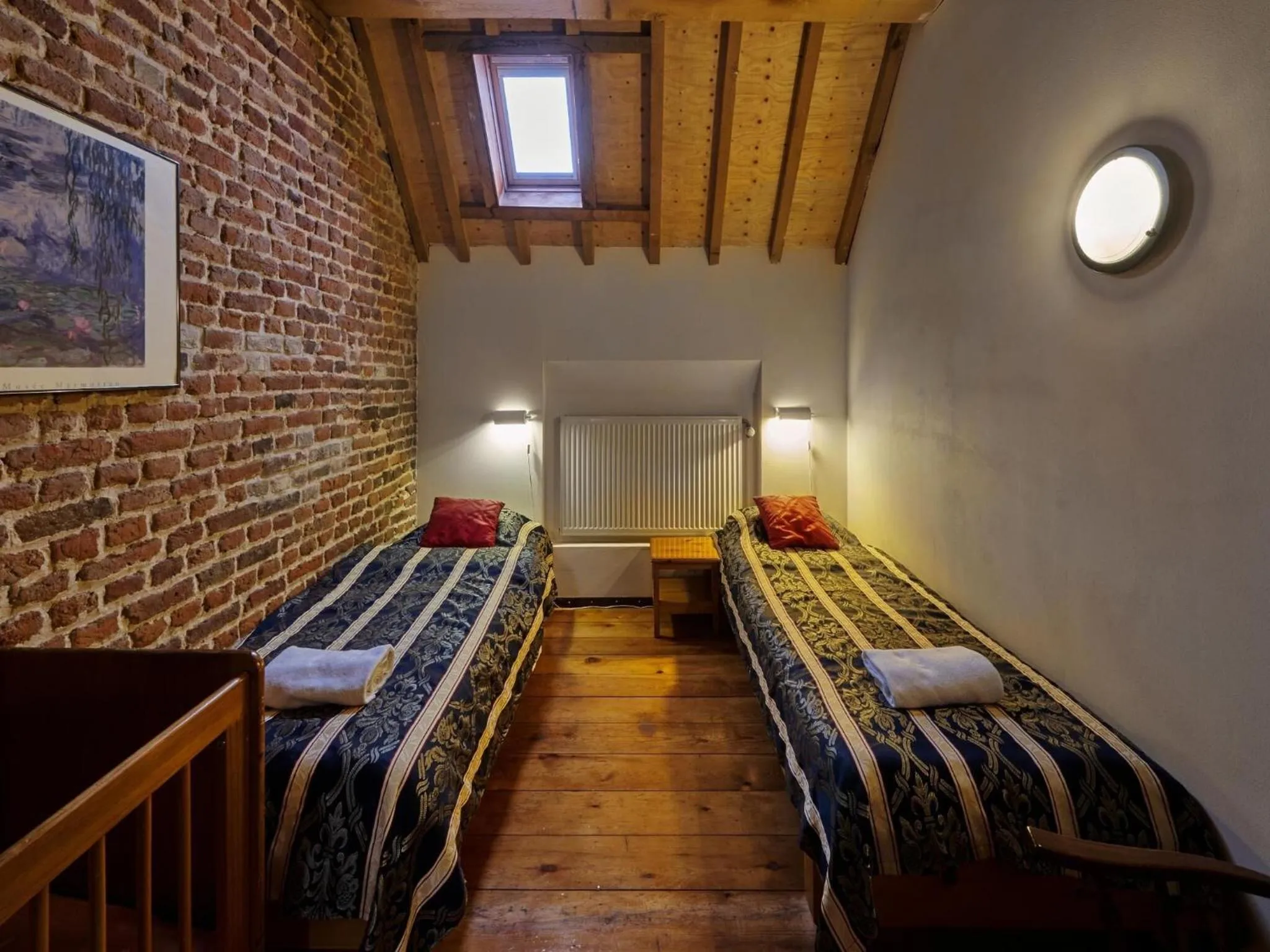 Bedroom, Bed in Spacious Apartment near Town Center in Mesch