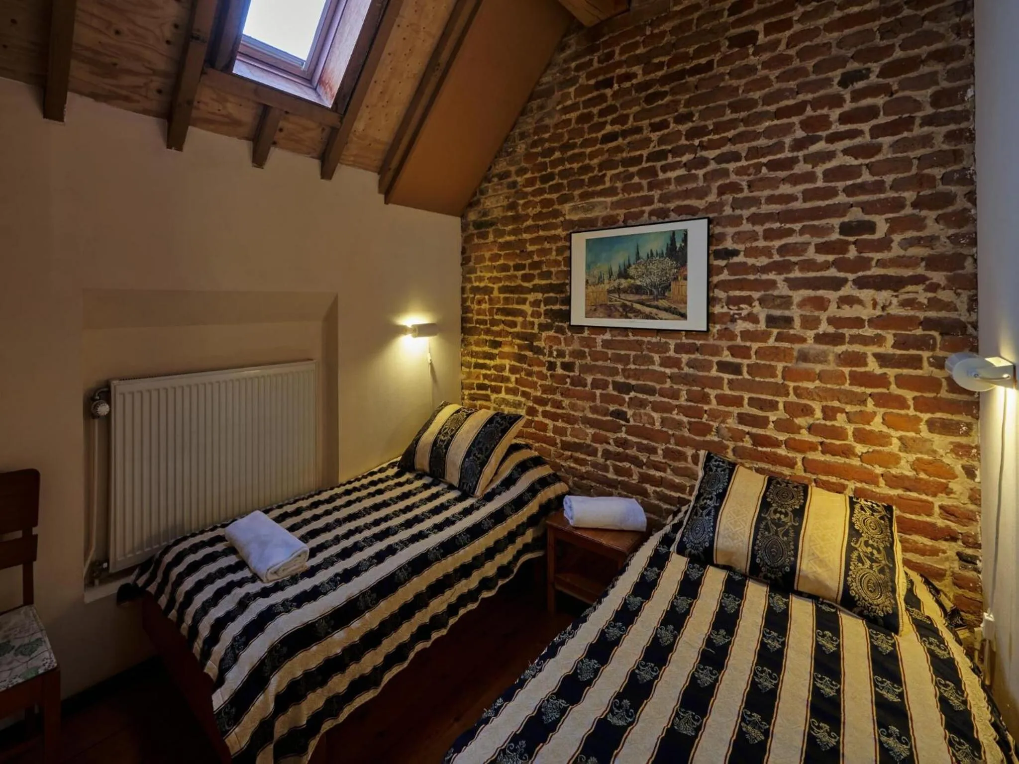 Bedroom, Bed in Spacious Apartment near Town Center in Mesch