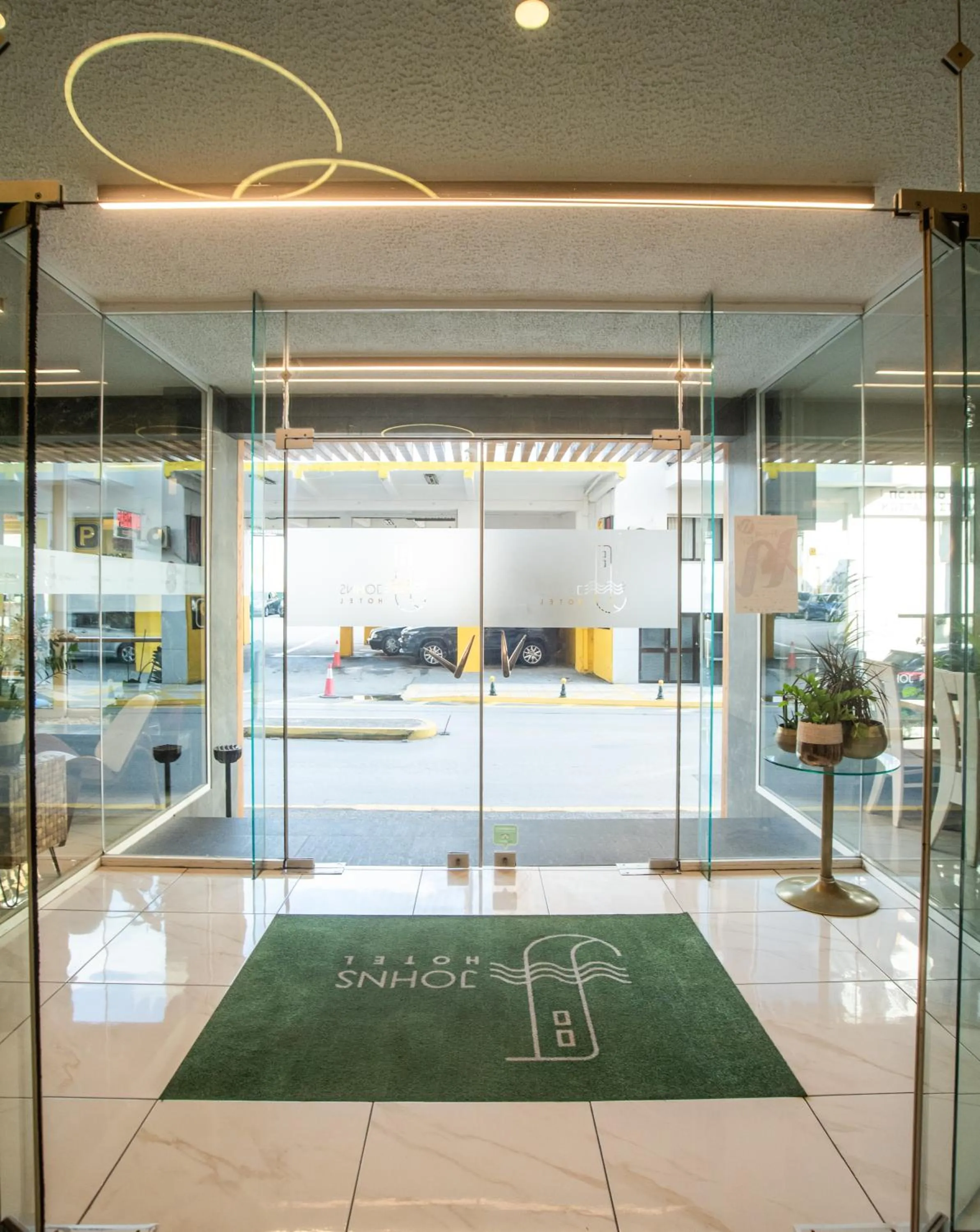 Lobby or reception in John's Hotel