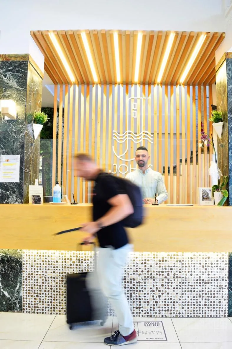 Lobby or reception in John's Hotel