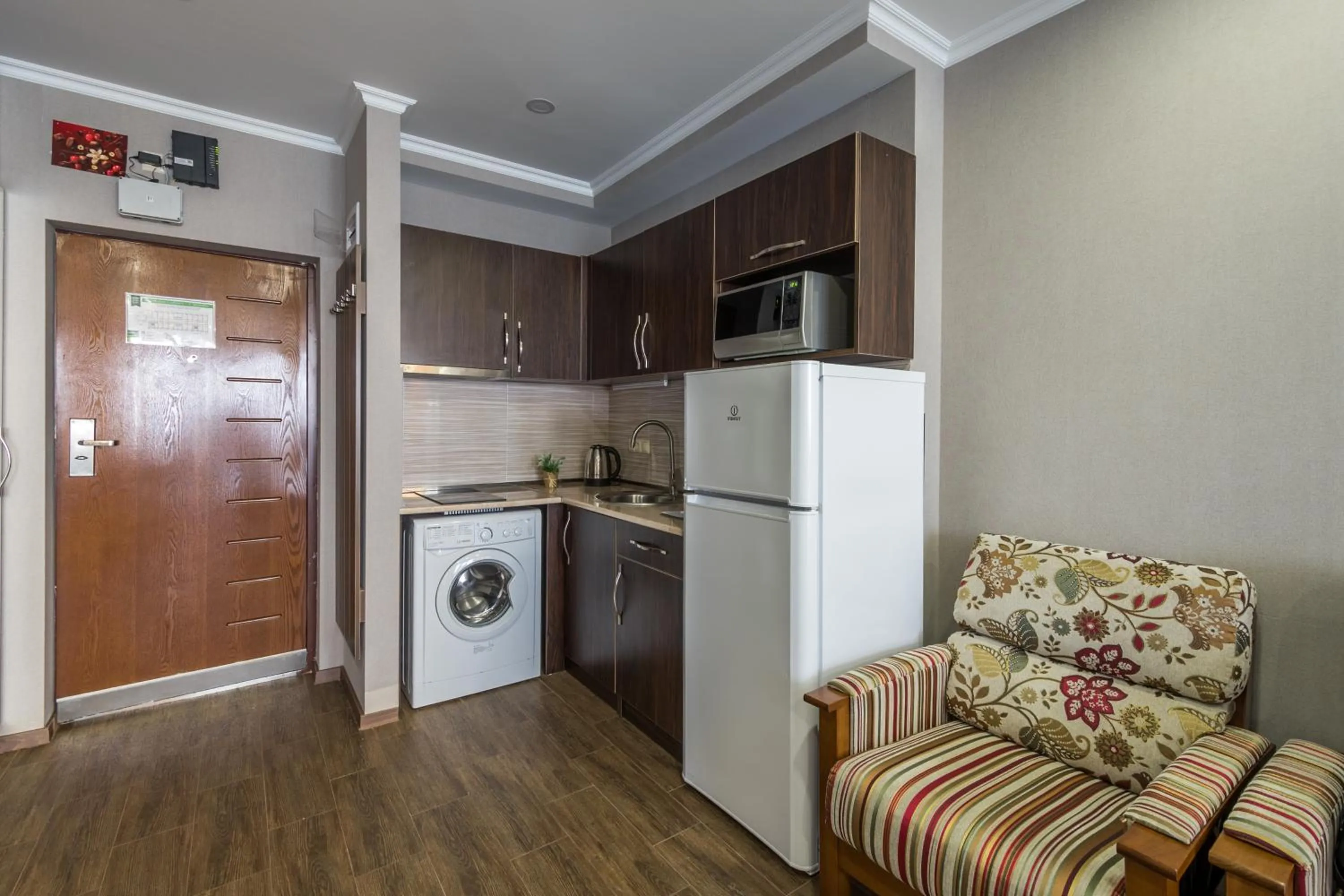 Kitchen or kitchenette in Orbi Sea Towers Hotel Official