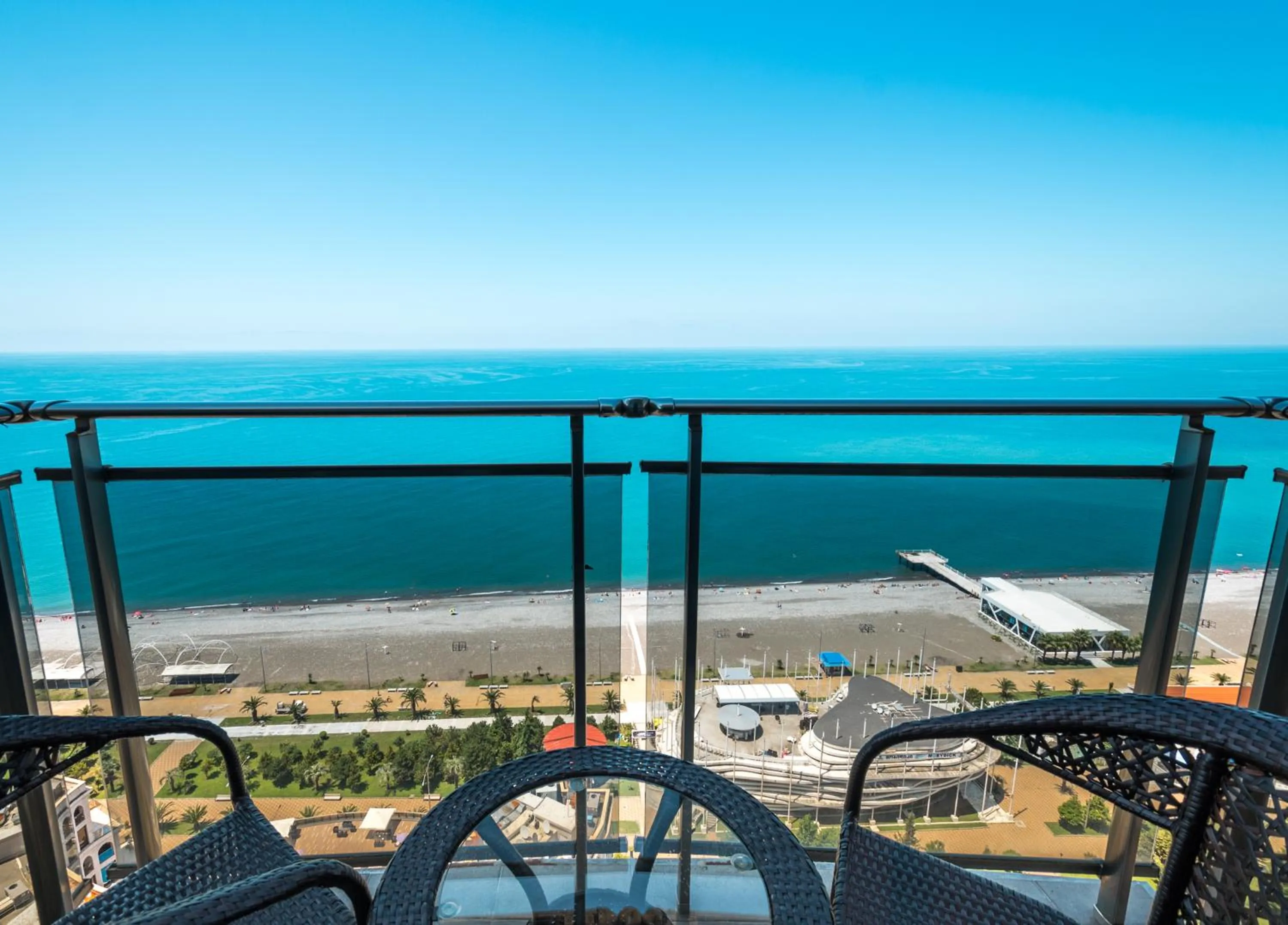 Balcony/Terrace in Orbi Sea Towers Hotel Official