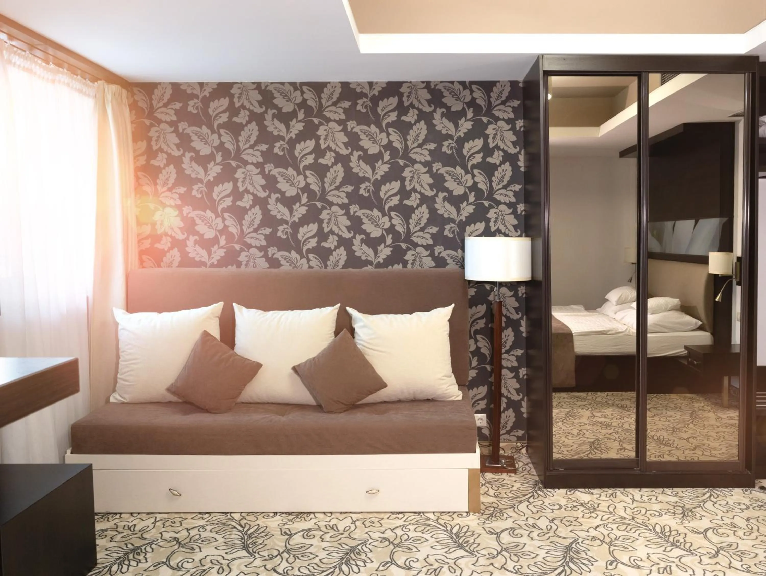 Living room, Bed in Corso Boutique Hotel