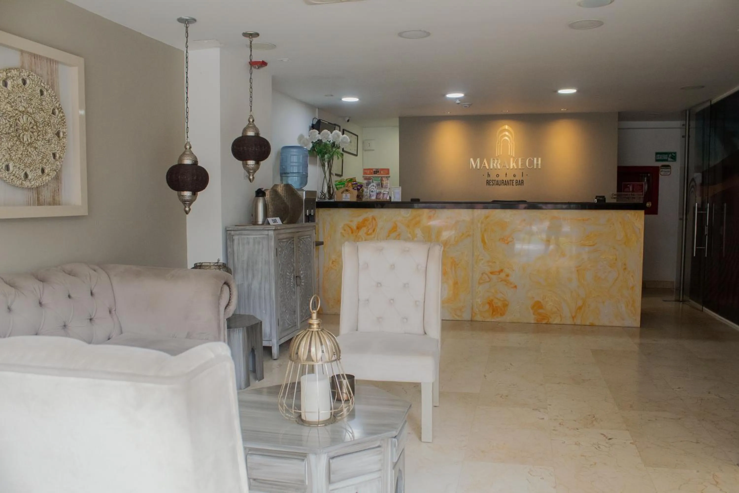 Lobby or reception in Hotel Marrakech Cali