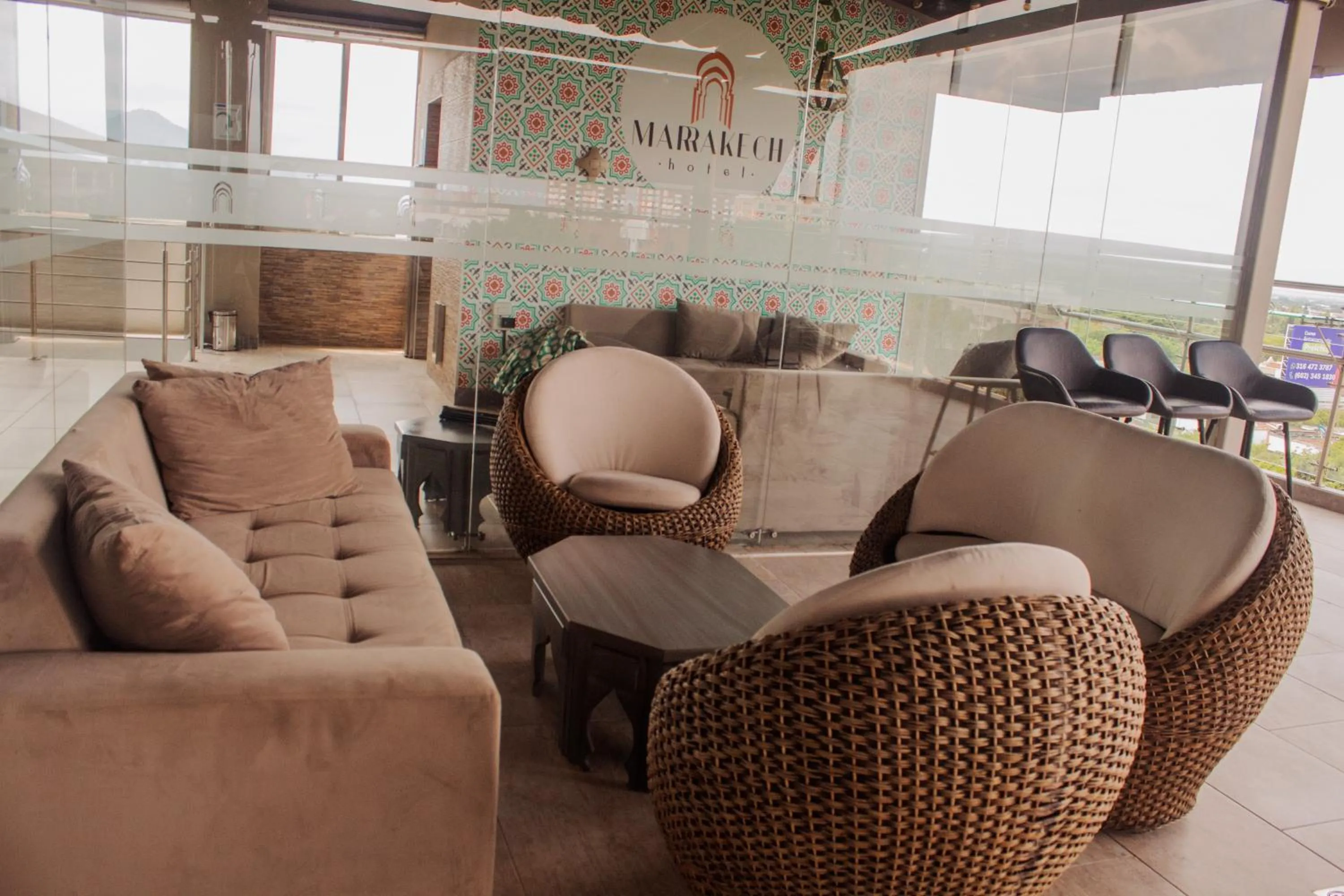 Balcony/Terrace in Hotel Marrakech Cali