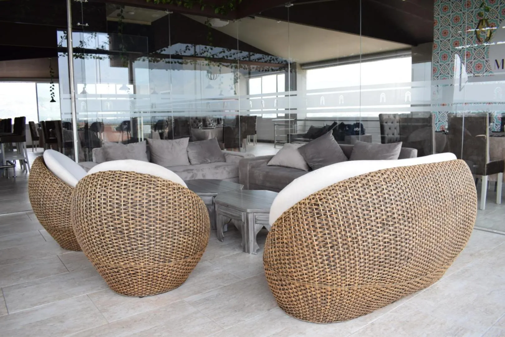 Lounge or bar in Hotel Marrakech Cali