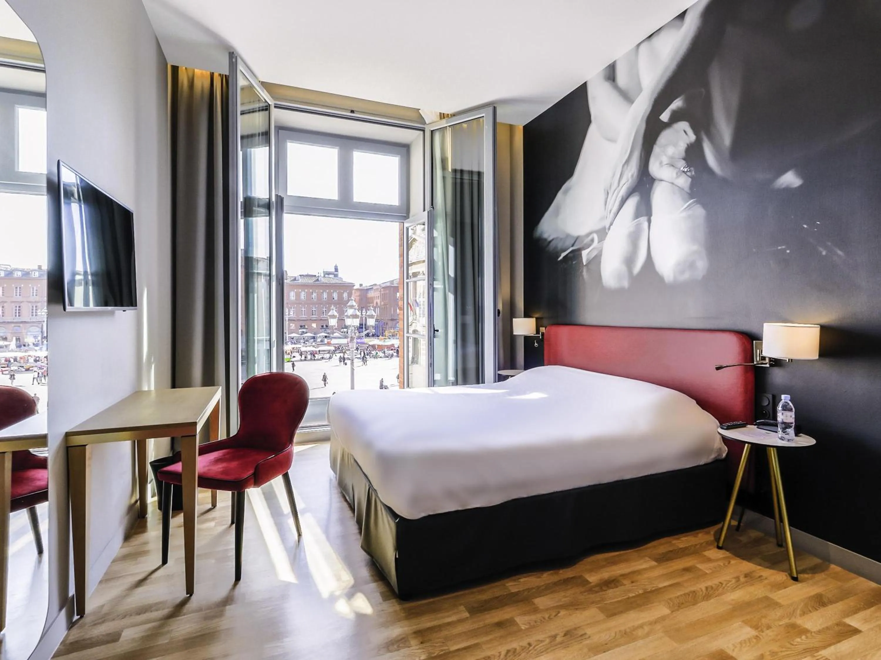 Bedroom, Bed in Ibis Styles Toulouse Capitole