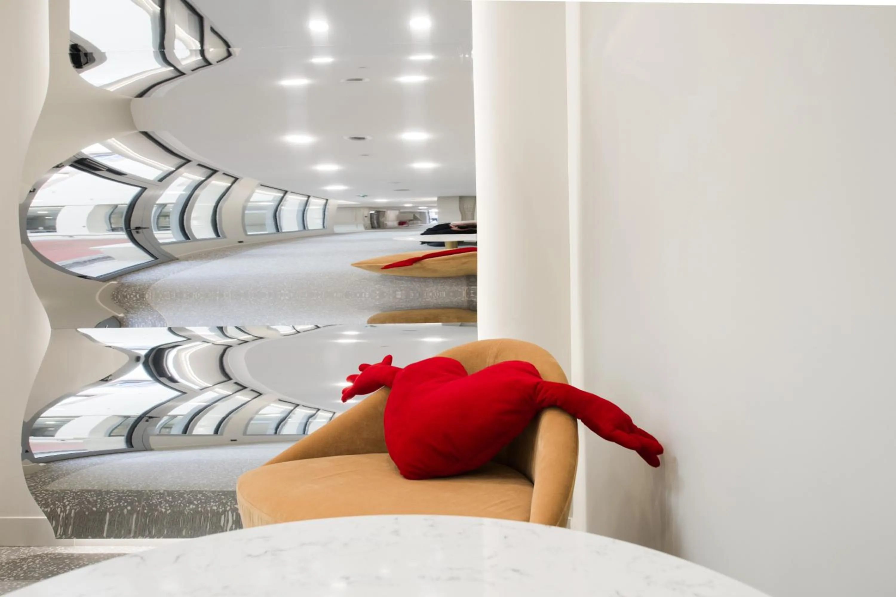 Decorative detail, Bed in Ibis Styles Toulouse Capitole