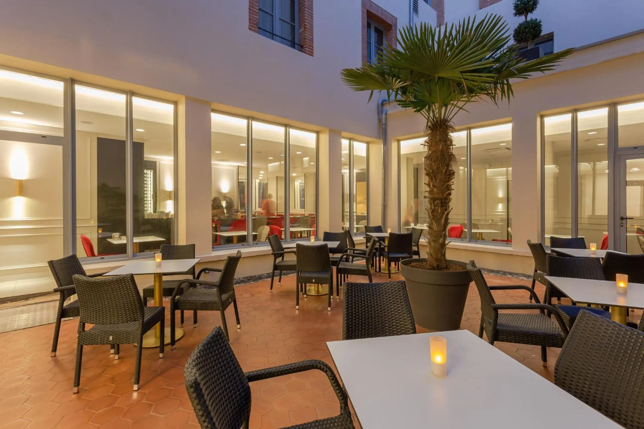 Patio in Ibis Styles Toulouse Capitole
