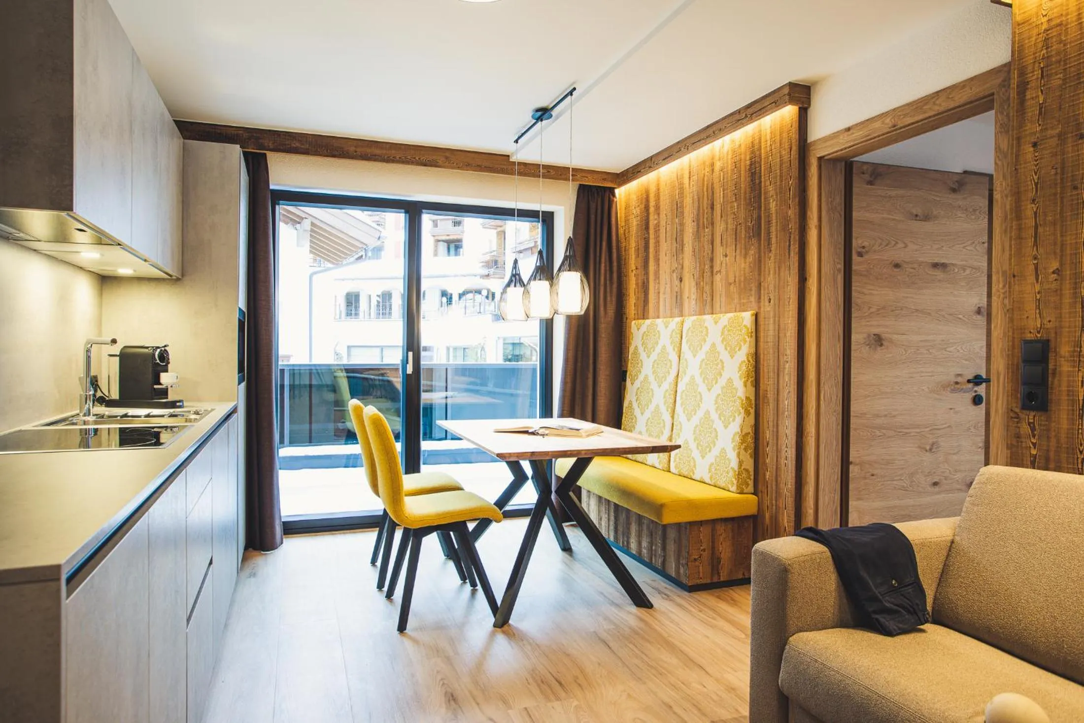 Kitchen or kitchenette in Austria Aparthotel