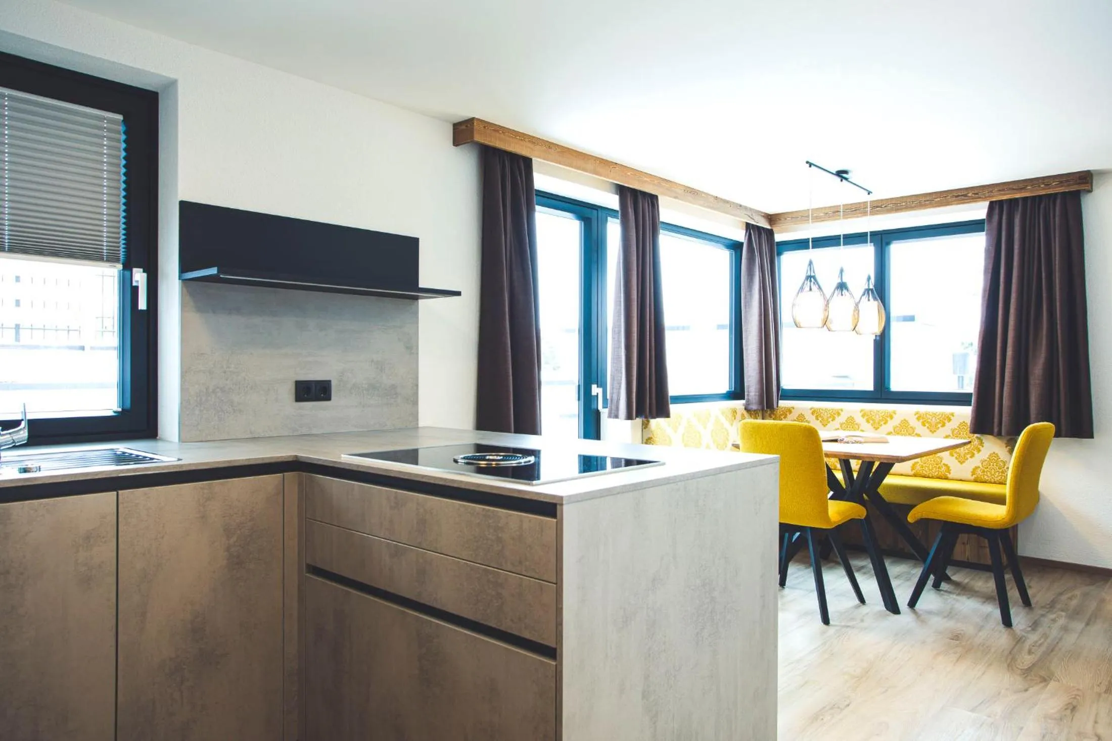 Kitchen or kitchenette in Austria Aparthotel