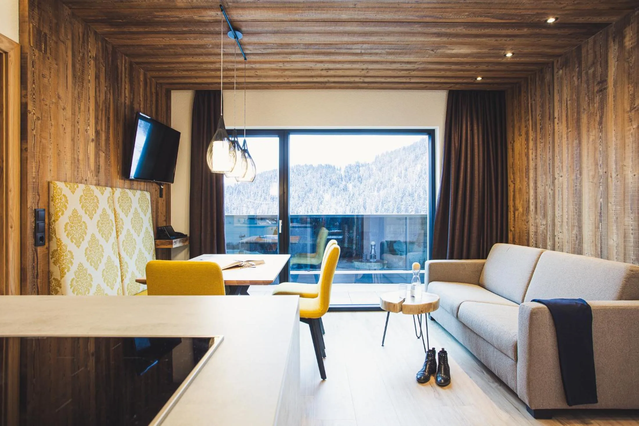 Kitchen or kitchenette in Austria Aparthotel