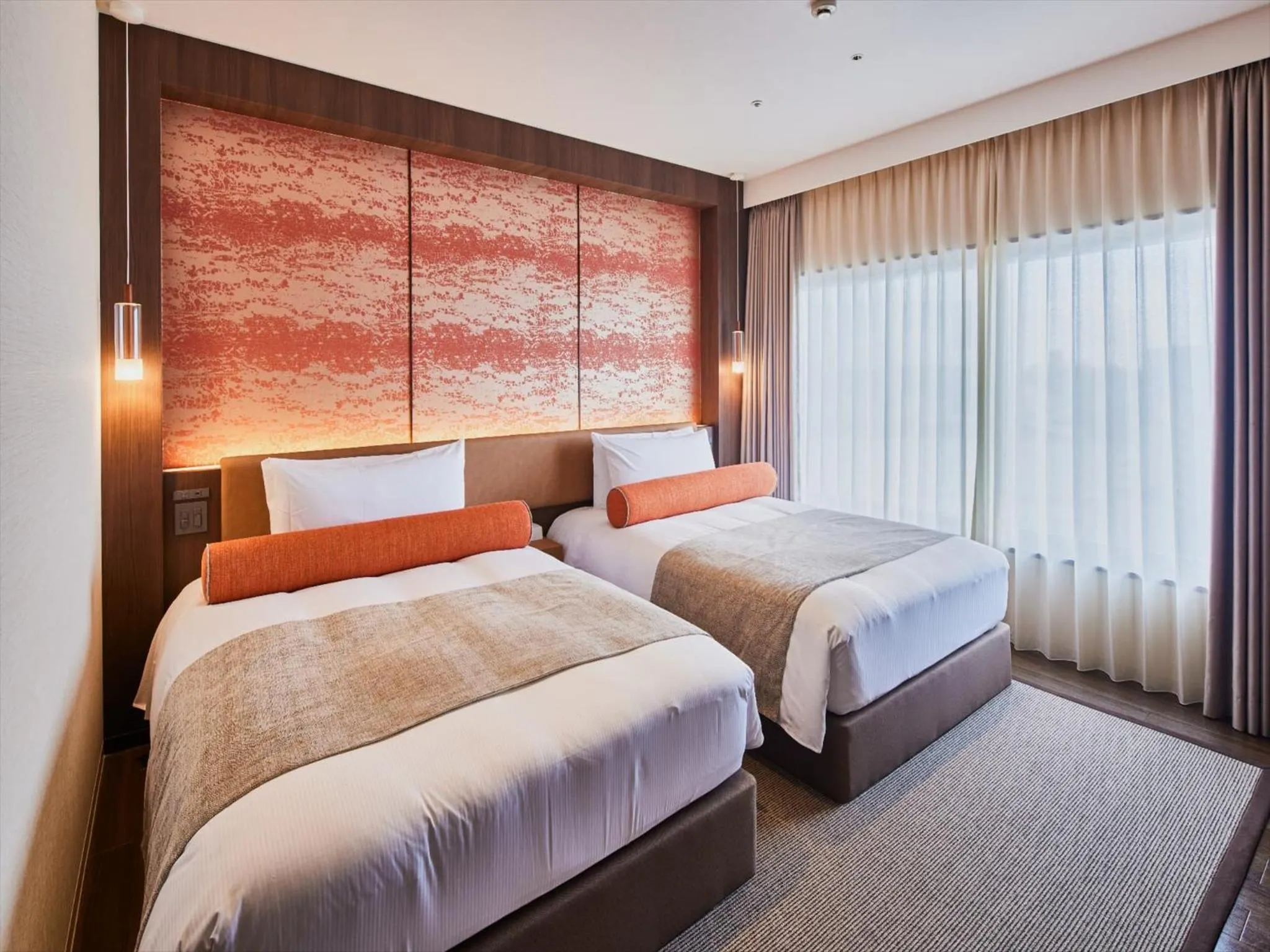 Bed in Okinawa NaHaNa Hotel & Spa