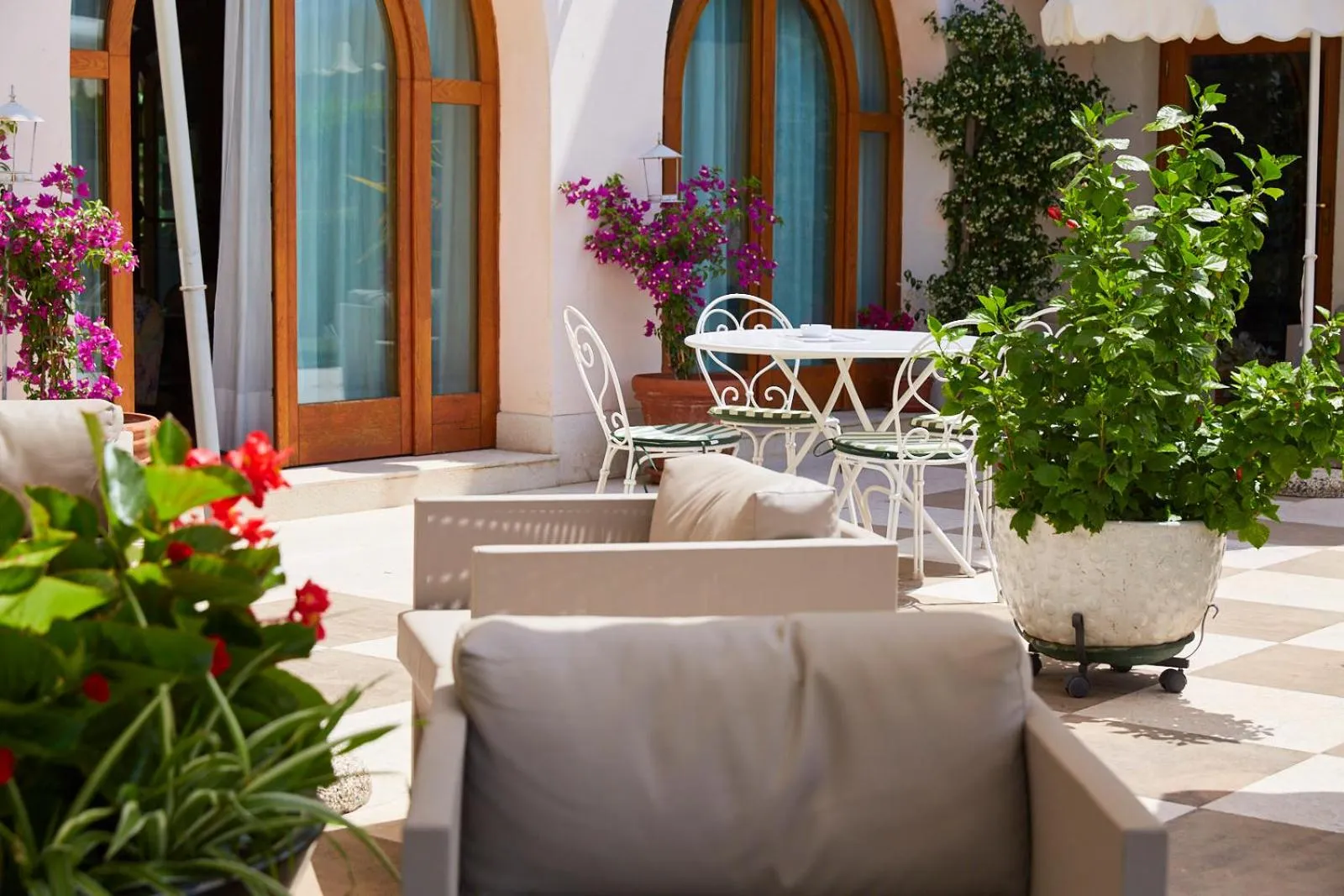 Balcony/Terrace in Hotel Villaguarda Prosecco Area