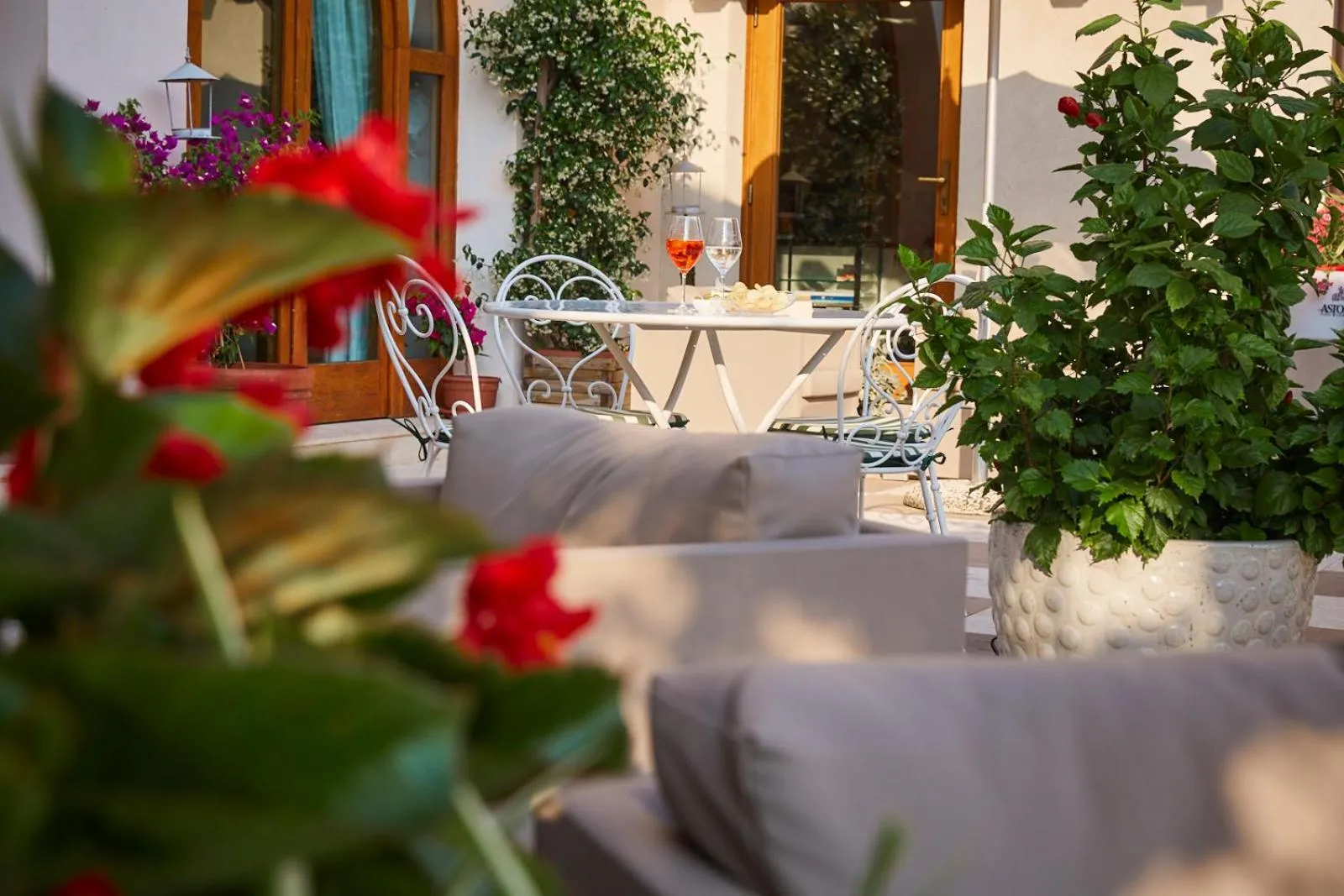 Garden in Hotel Villaguarda Prosecco Area