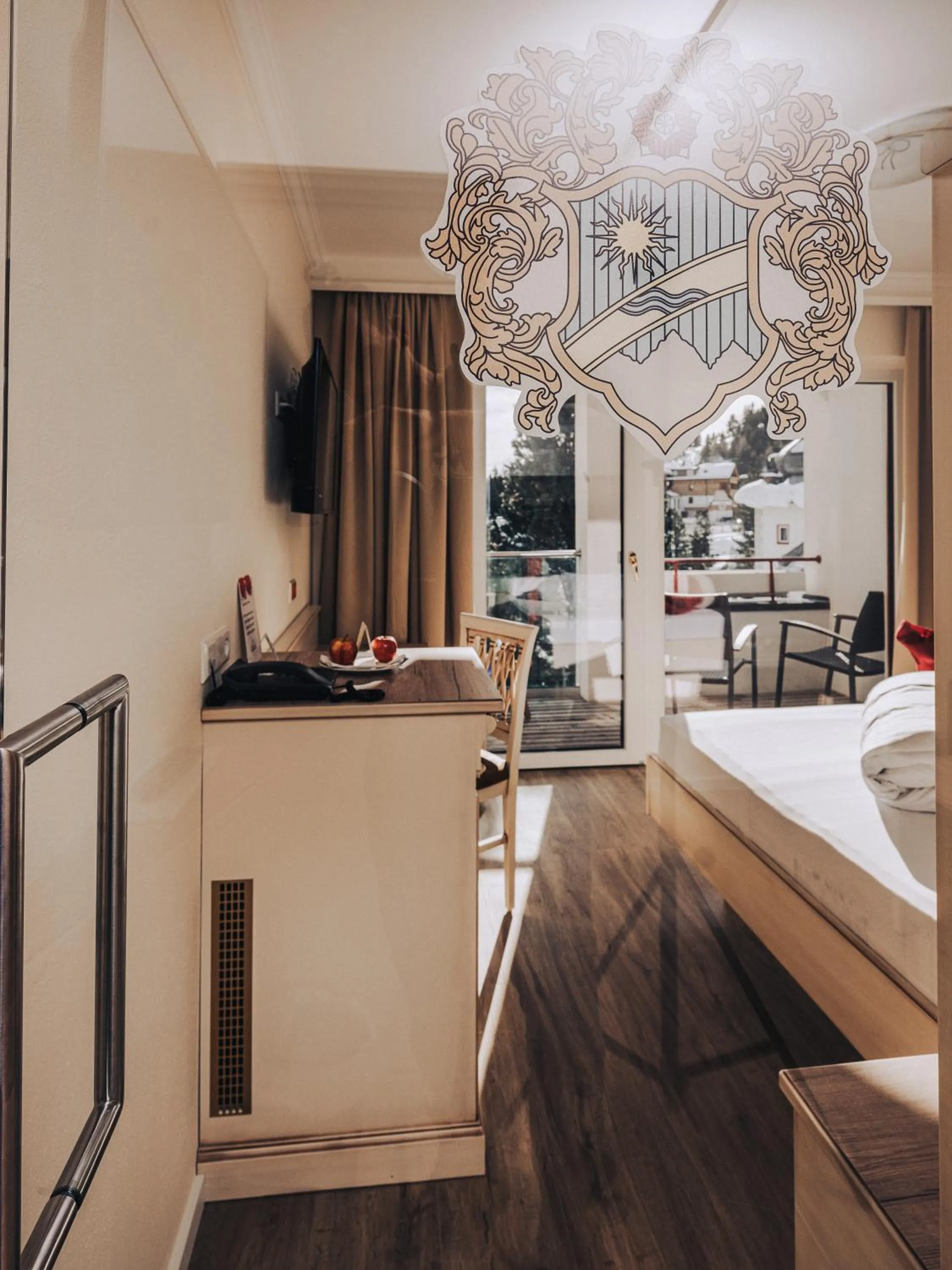 Photo of the whole room, Bed in Schlosshotel Seewirt