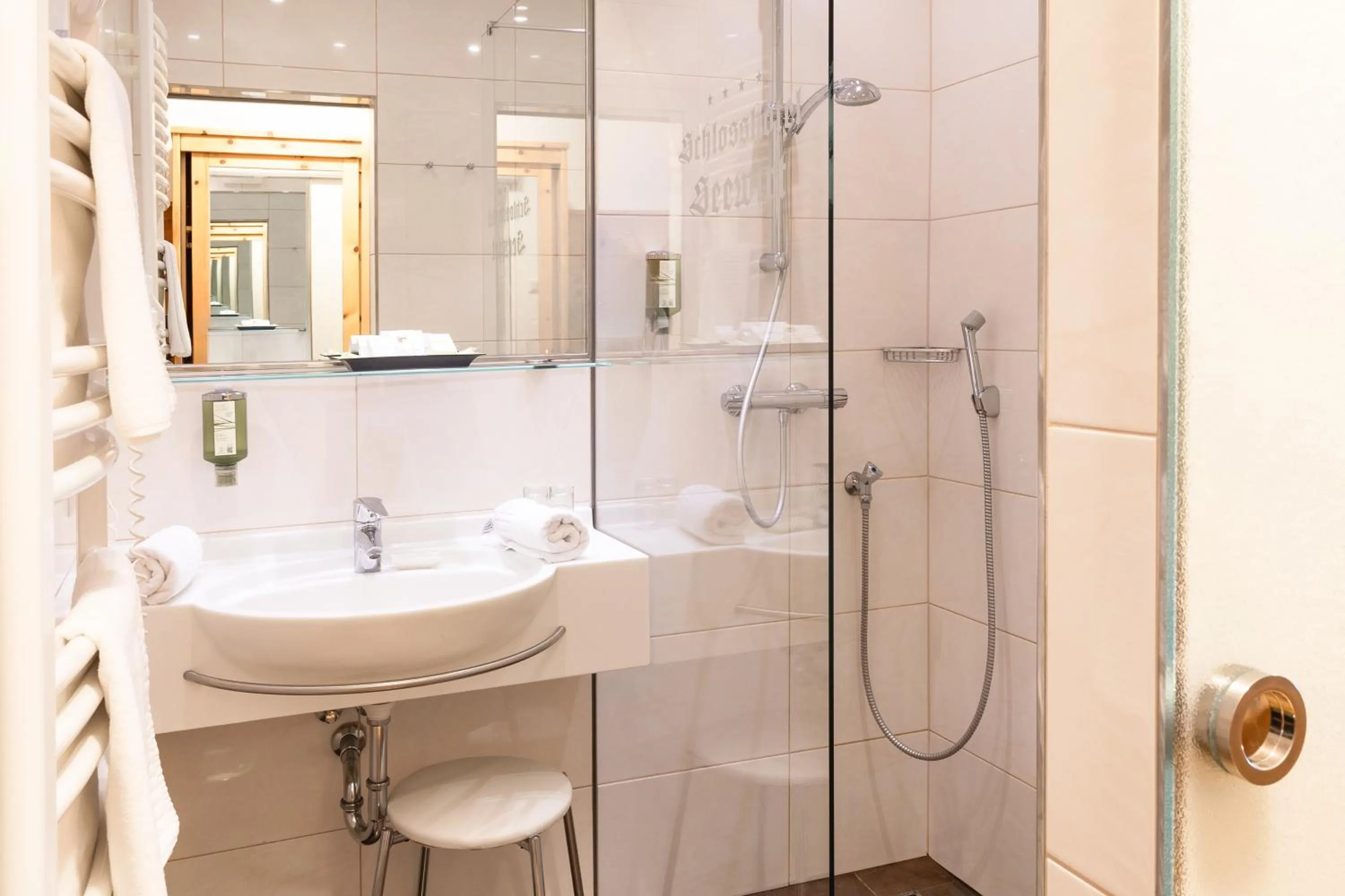 Bathroom in Schlosshotel Seewirt