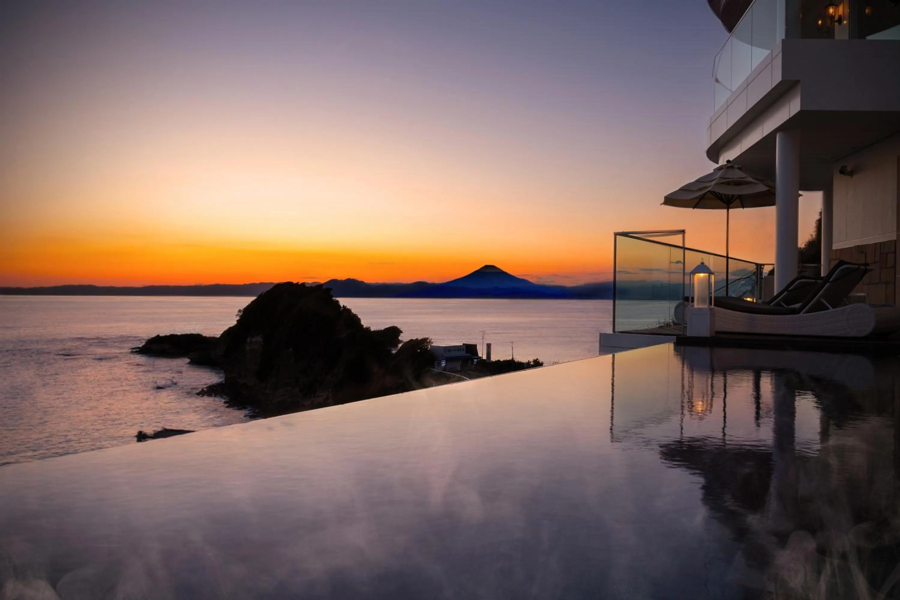 Sunset in Hayama Hotel Otowa No Mori