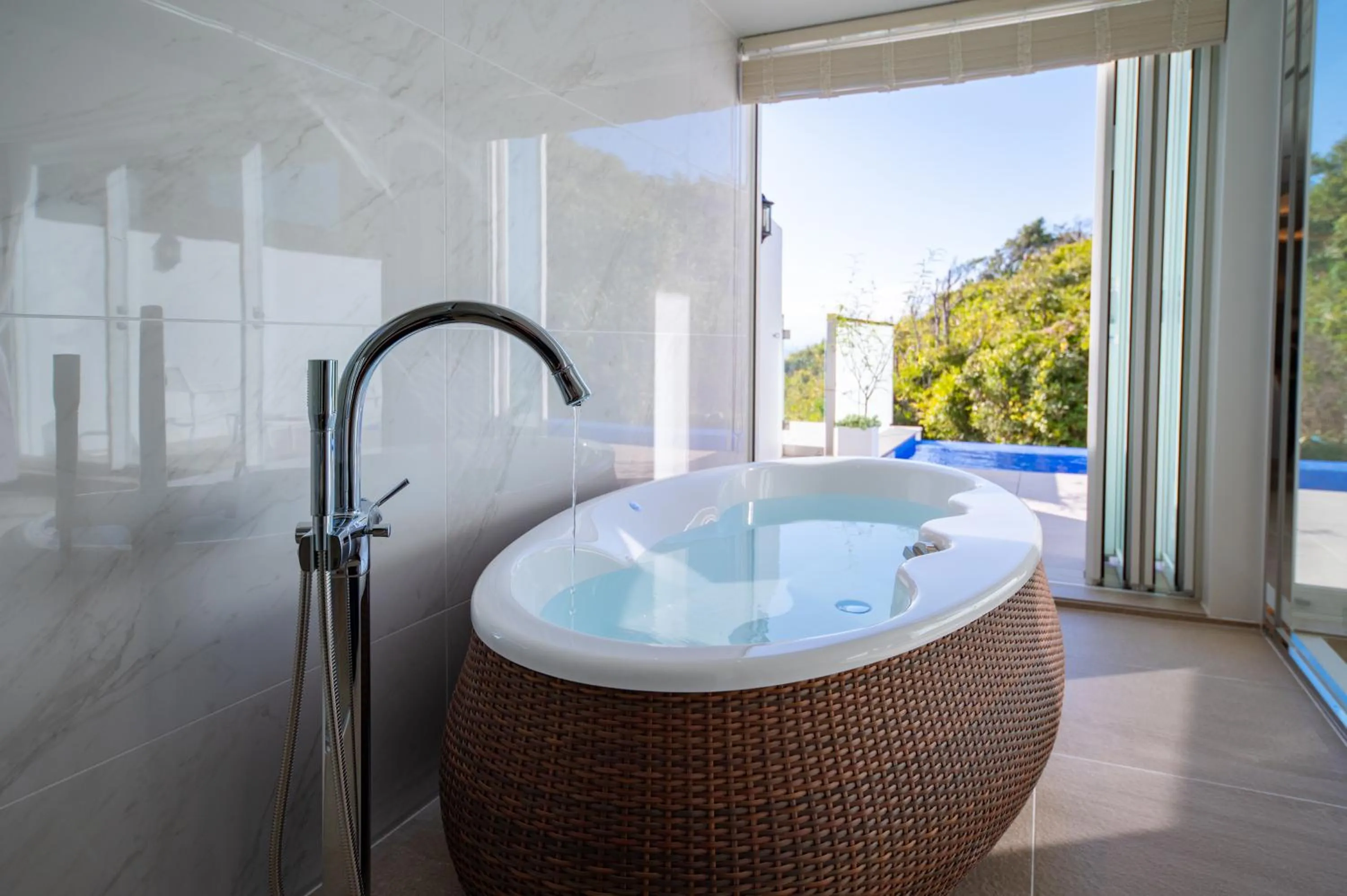 Pool view in Hayama Hotel Otowa No Mori