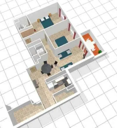 Photo of the whole room in Apart'Hôtel Les 4 Sources